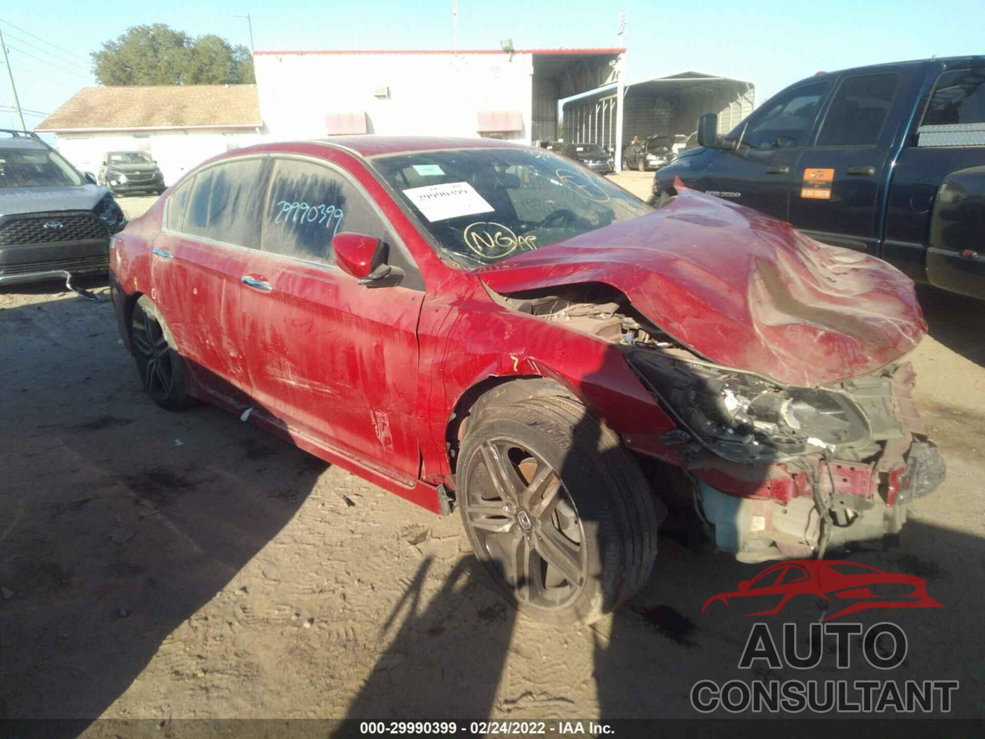 HONDA ACCORD SEDAN 2016 - 1HGCR2F52GA225852
