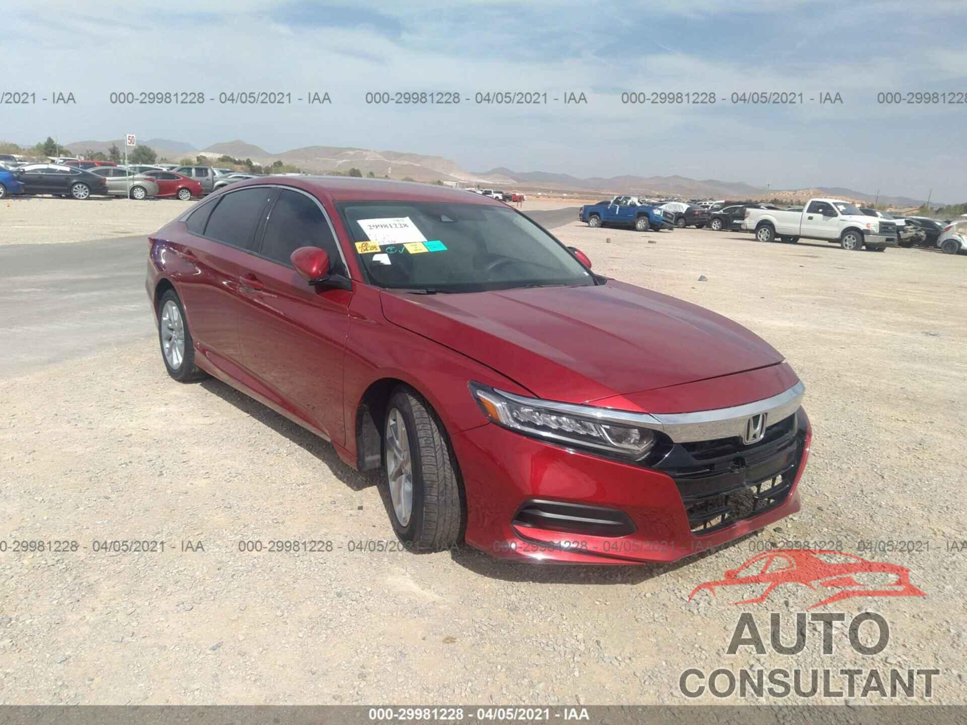 HONDA ACCORD SEDAN 2018 - 1HGCV1F18JA121392