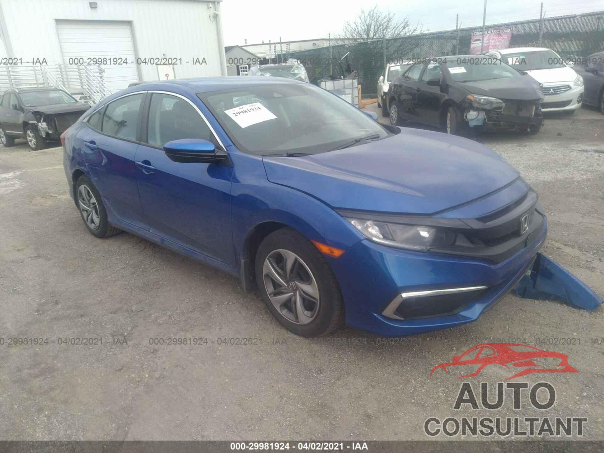 HONDA CIVIC SEDAN 2019 - 2HGFC2F60KH527318