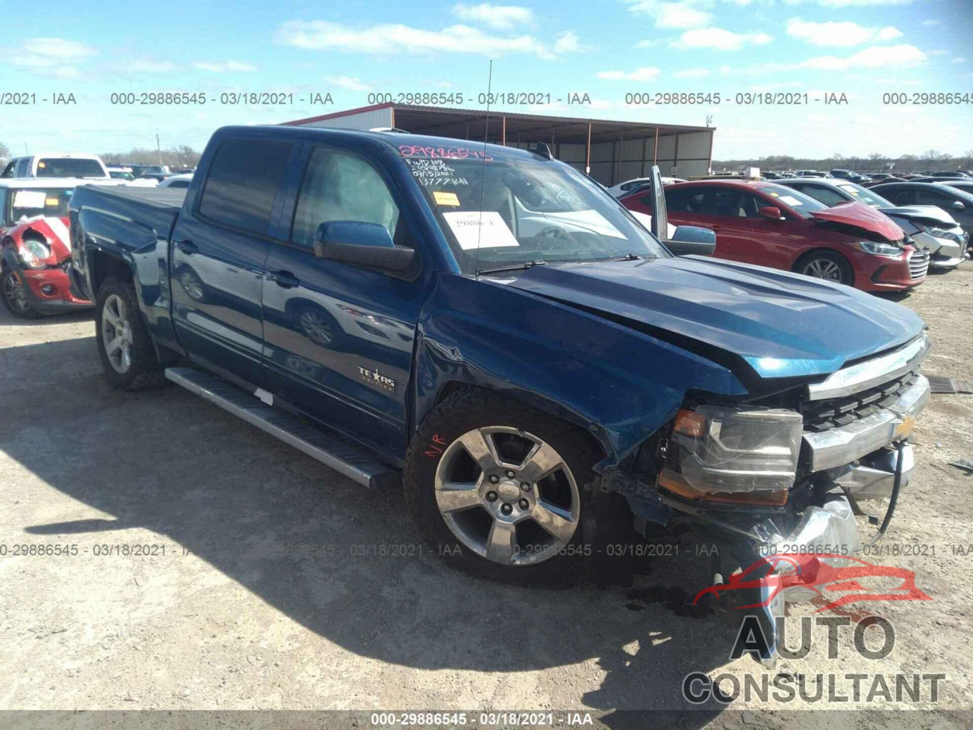 CHEVROLET SILVERADO 1500 2016 - 3GCPCREC5GG299410