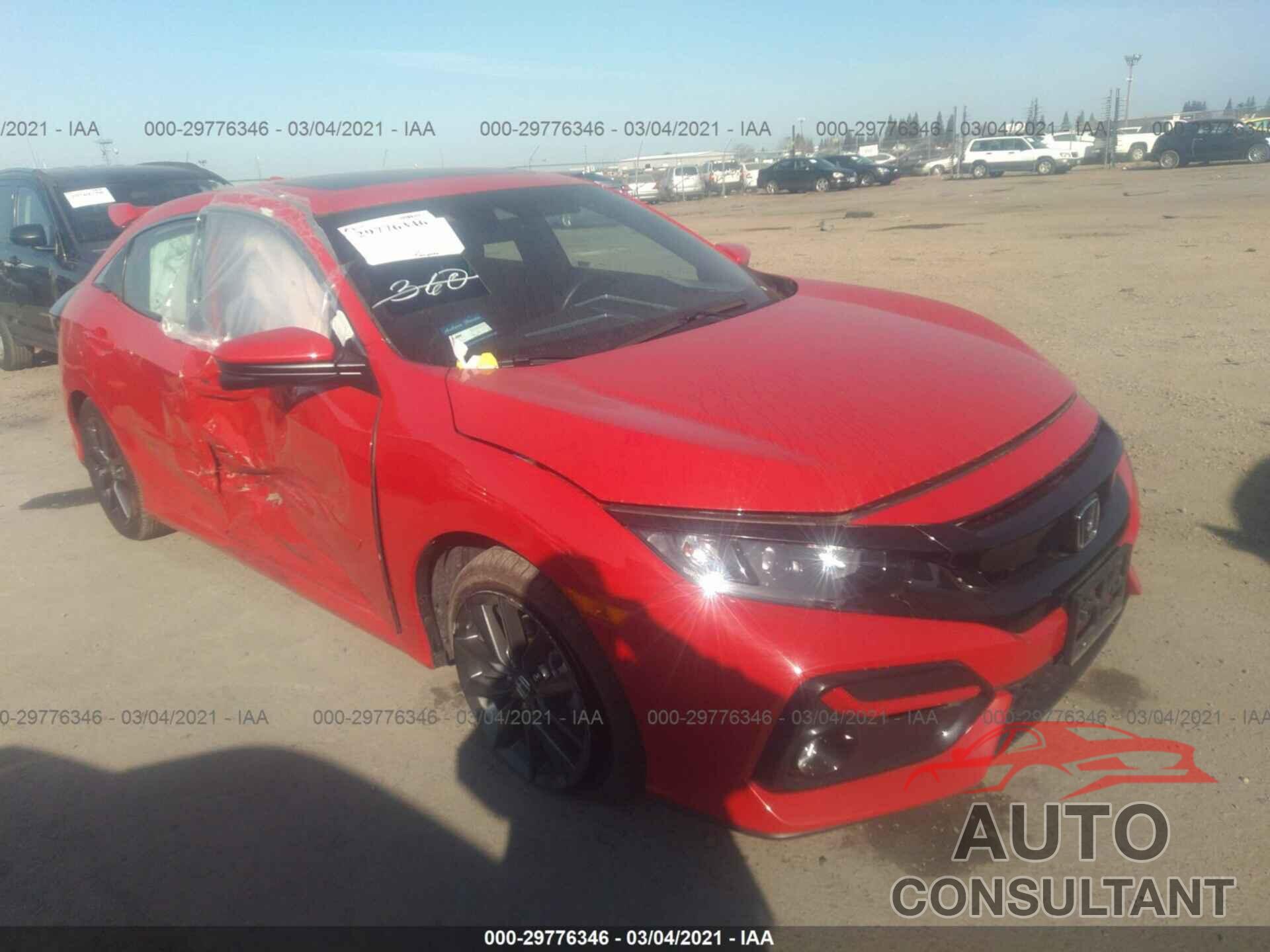 HONDA CIVIC HATCHBACK 2020 - SHHFK7H69LU408572