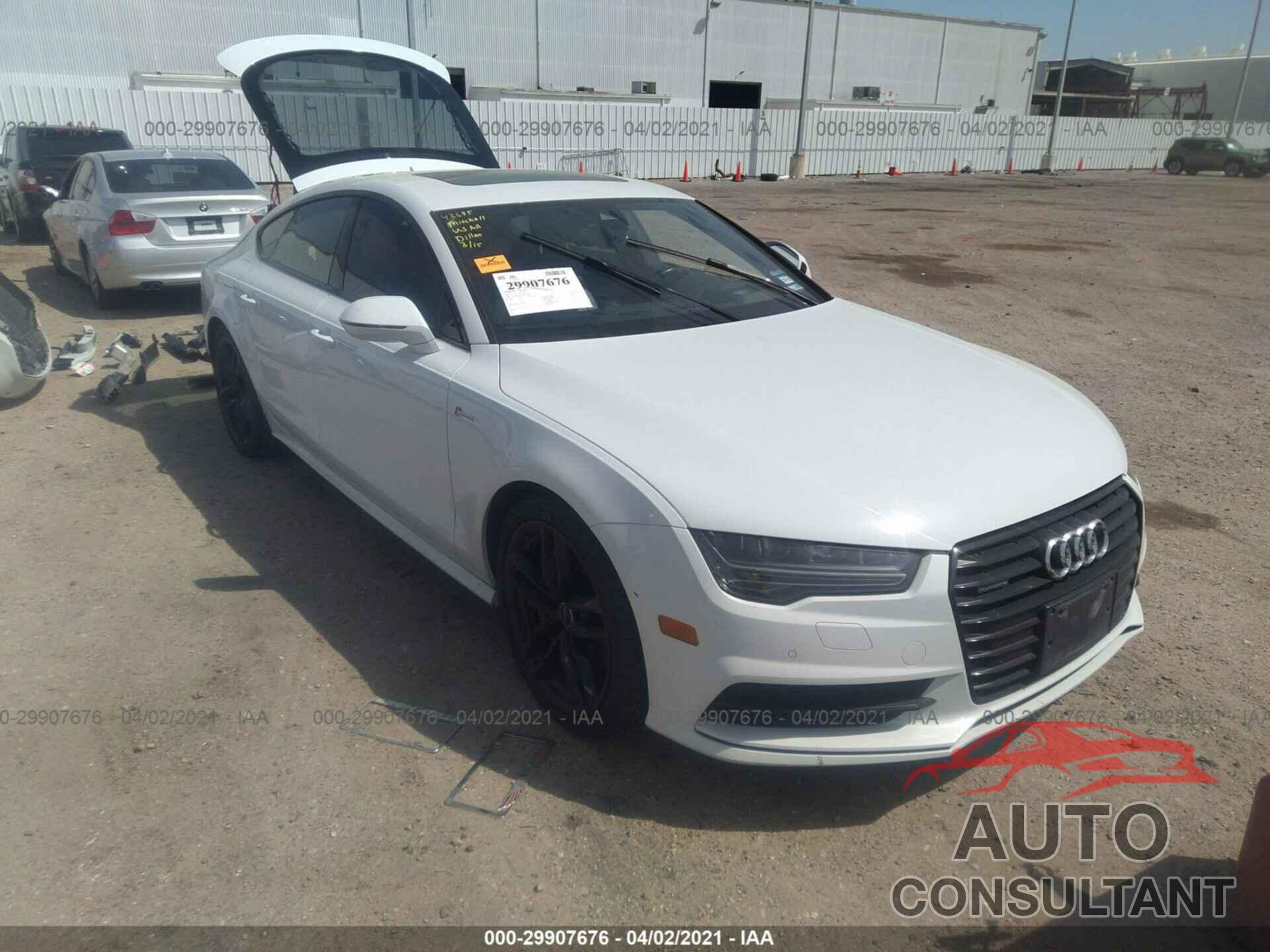 AUDI A7 2016 - WAU2GAFC2GN172441