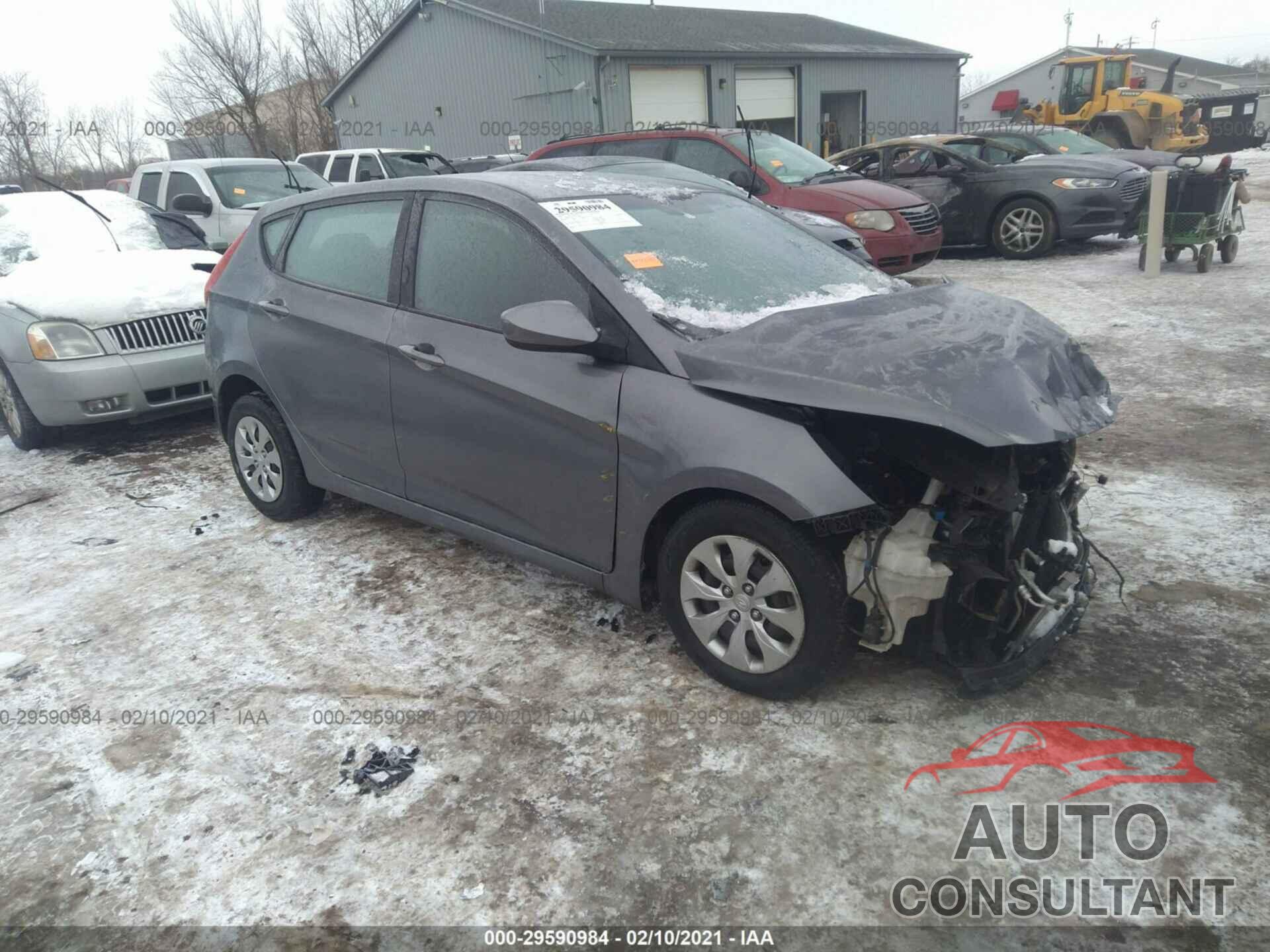 HYUNDAI ACCENT 2016 - KMHCT5AE1GU252897