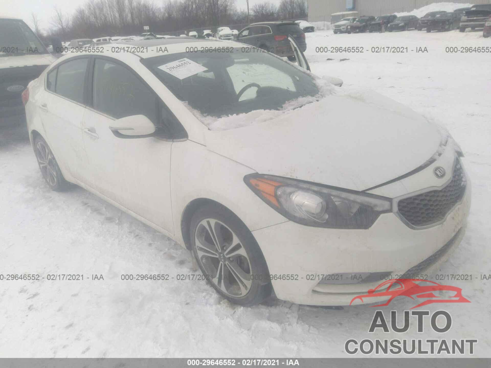 KIA FORTE 2016 - KNAFZ4A85G5549800