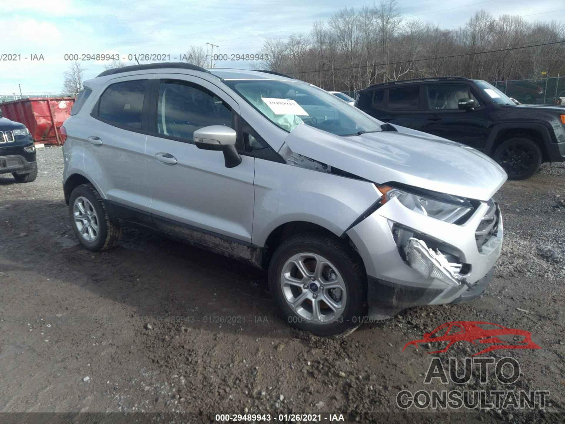 FORD ECOSPORT 2020 - MAJ6S3GL2LC394163