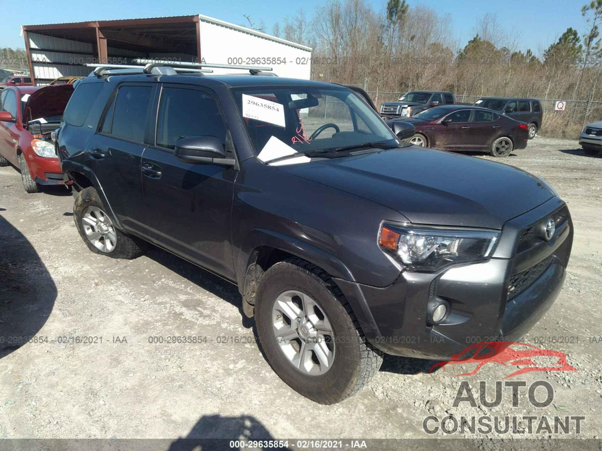 TOYOTA 4RUNNER 2016 - JTEZU5JR1G5143361