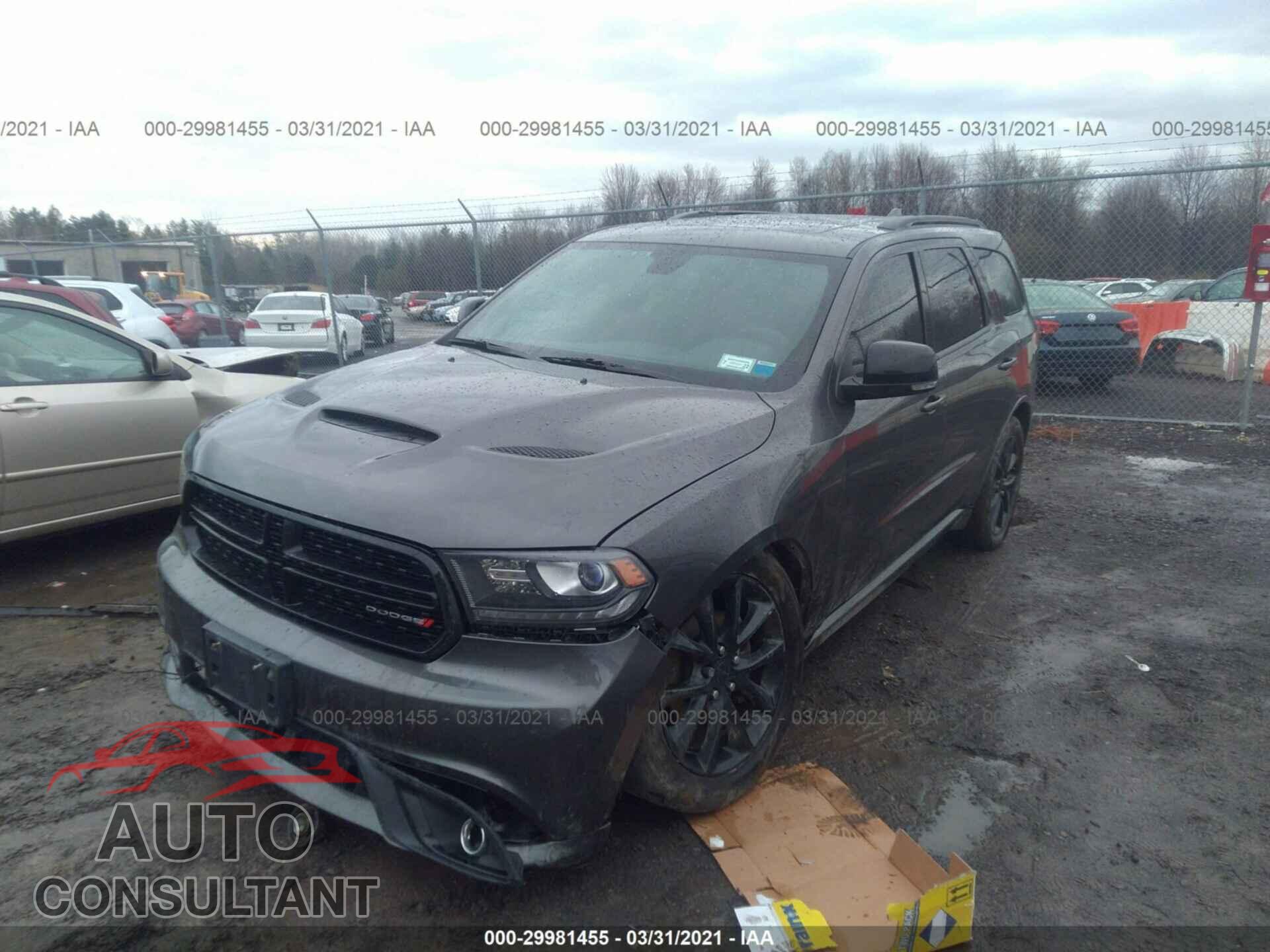 DODGE DURANGO 2018 - 1C4RDJDG4JC372711