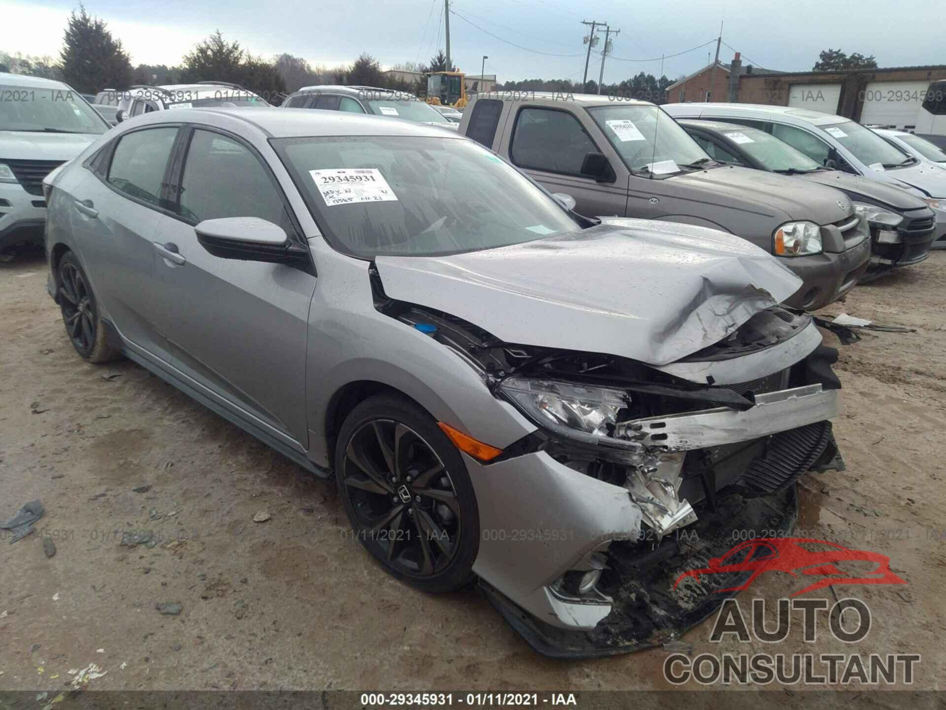 HONDA CIVIC HATCHBACK 2018 - SHHFK7H45JU210177