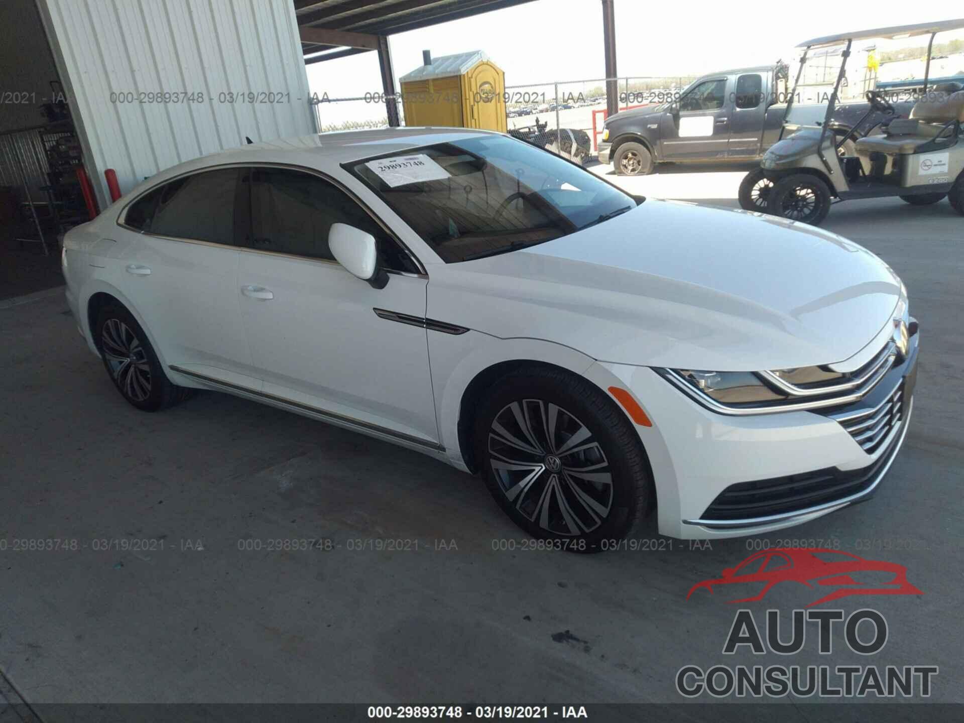 VOLKSWAGEN ARTEON 2019 - WVWBR7AN8KE000707