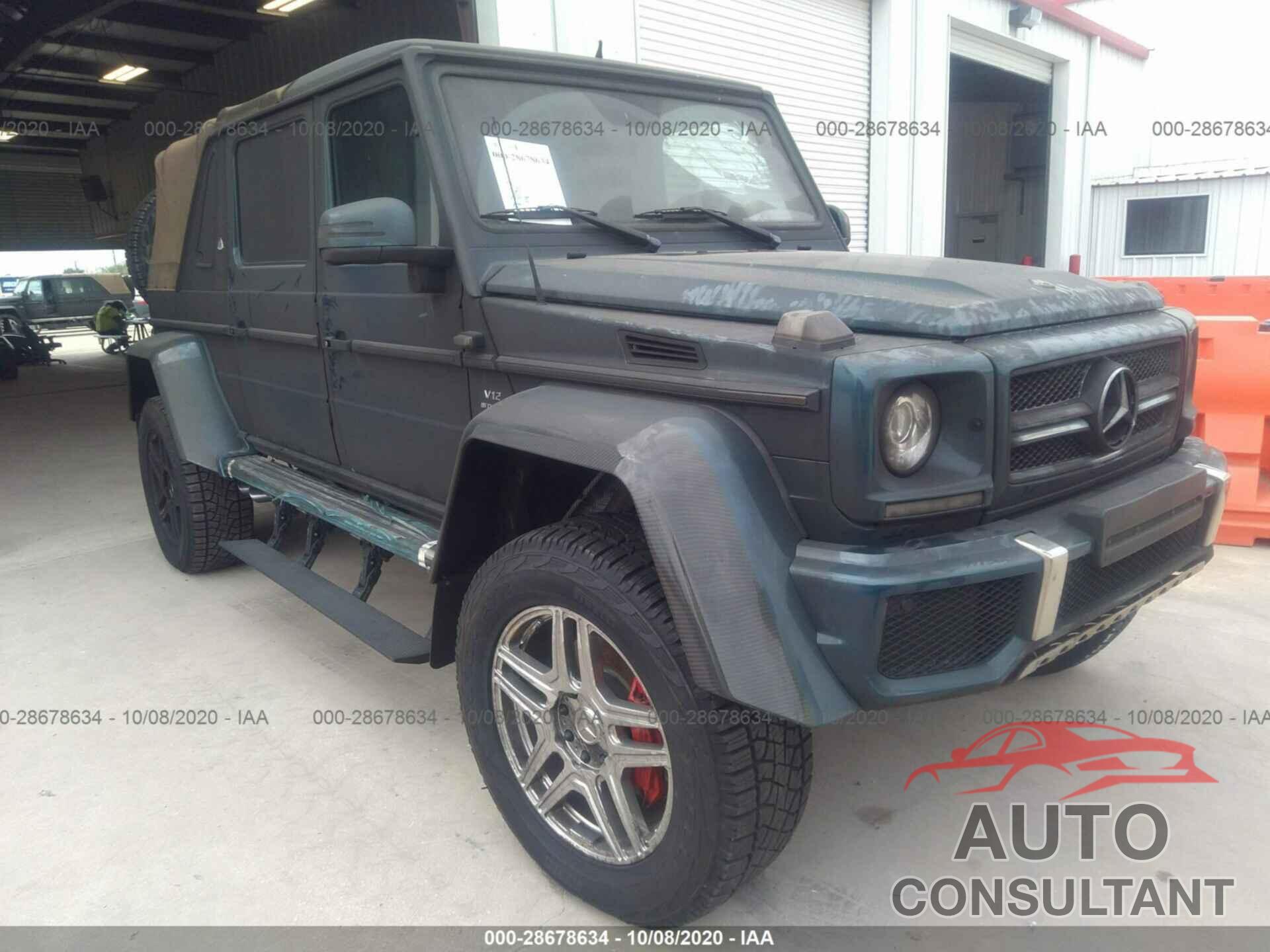 MERCEDES-BENZ G650 LANDAULET 2018 - WDB4632741X290088