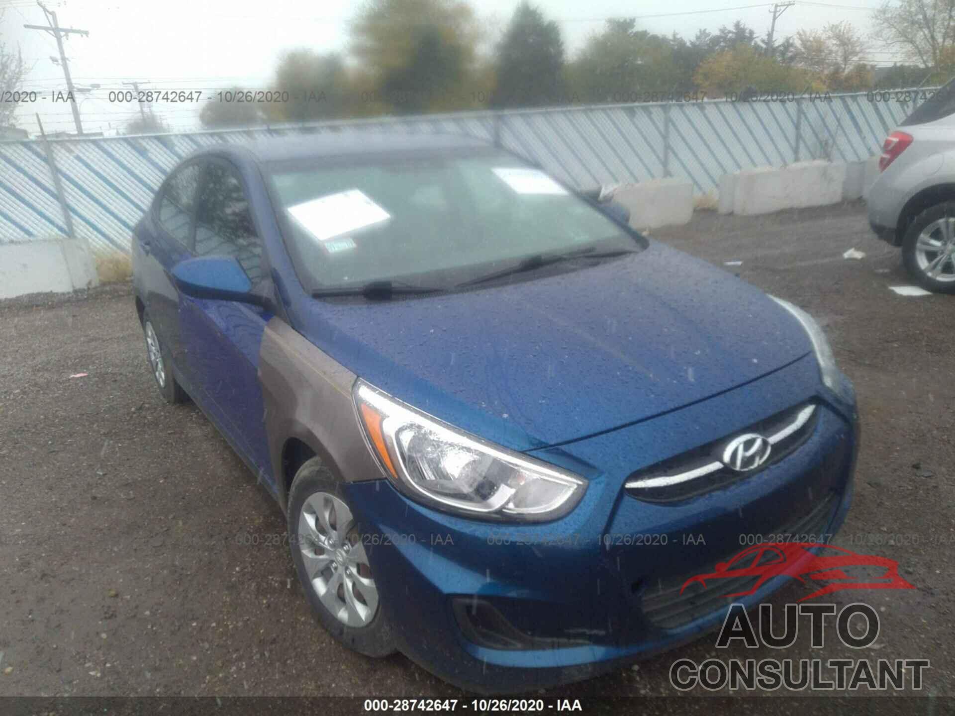 HYUNDAI ACCENT 2017 - KMHCT4AE1HU286060