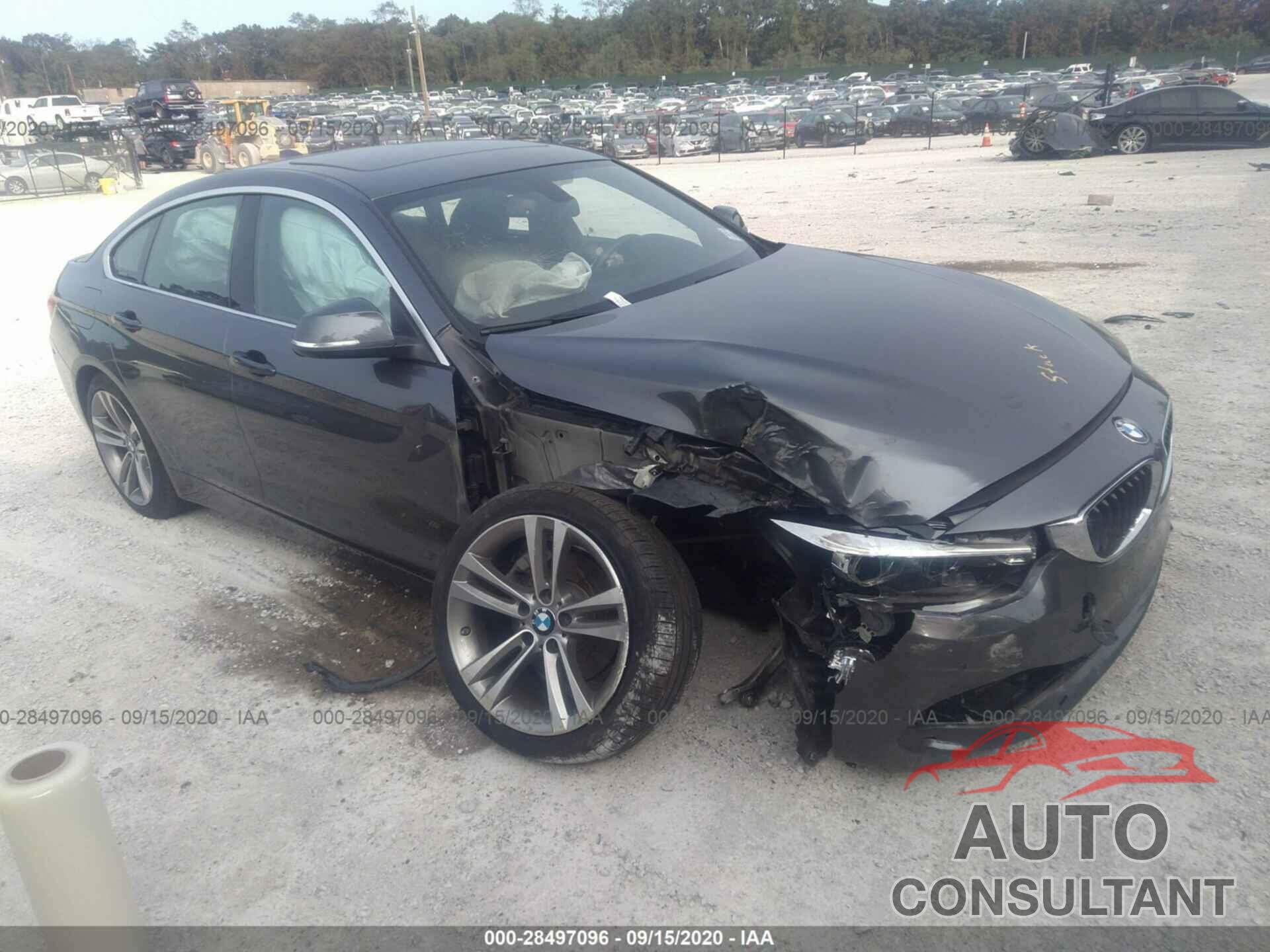 BMW 4 SERIES 2019 - WBA4J3C50KBL07082