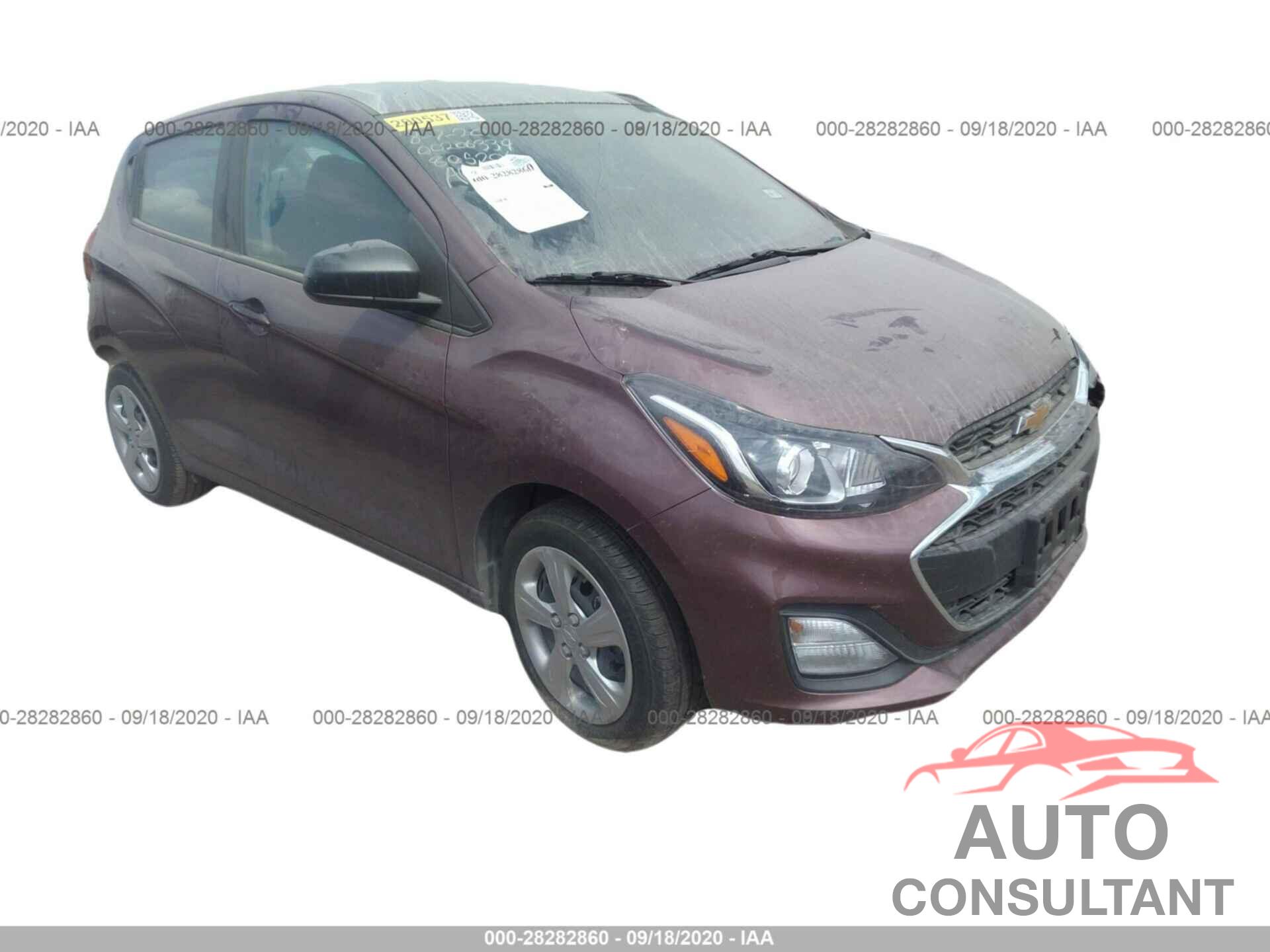 CHEVROLET SPARK 2019 - KL8CB6SA8KC805206