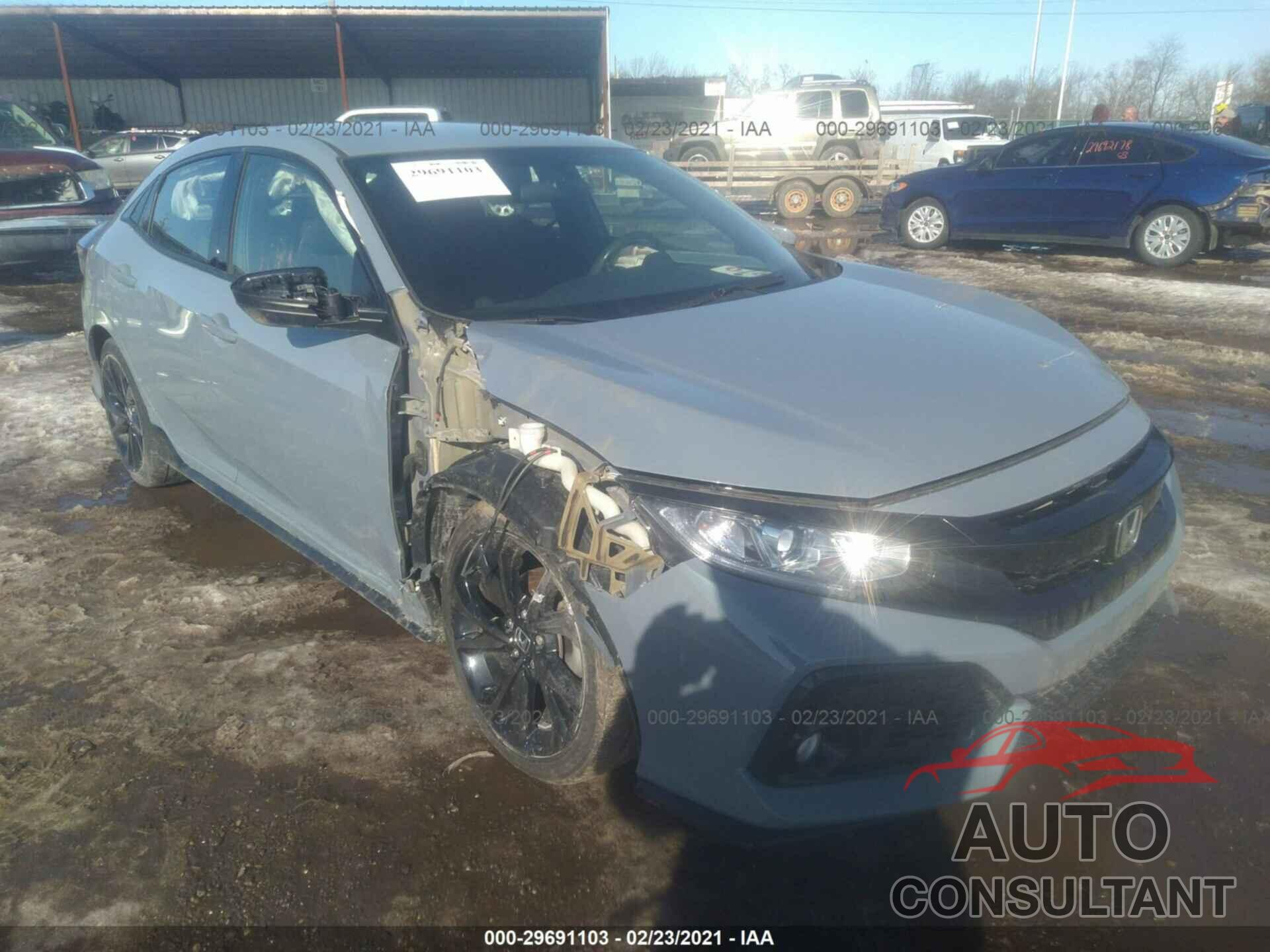 HONDA CIVIC HATCHBACK 2017 - SHHFK7H47HU228089