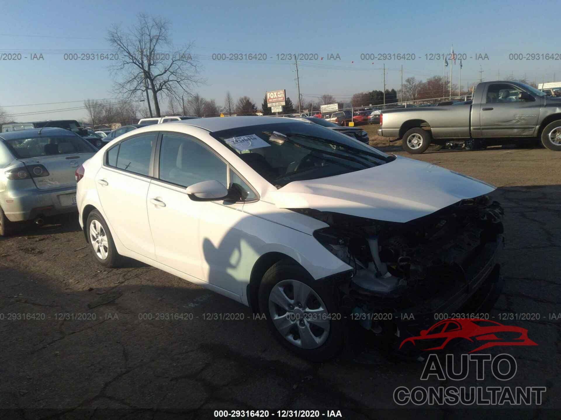 KIA FORTE 2017 - 3KPFK4A76HE119195