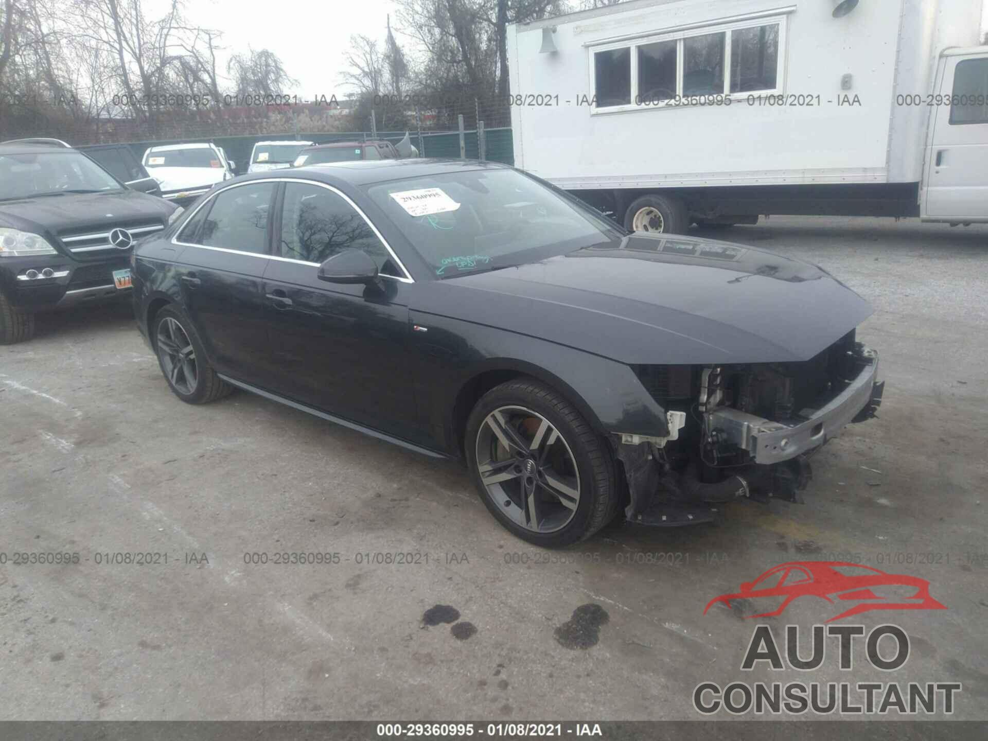 AUDI A4 2017 - WAULNAF49HN046145