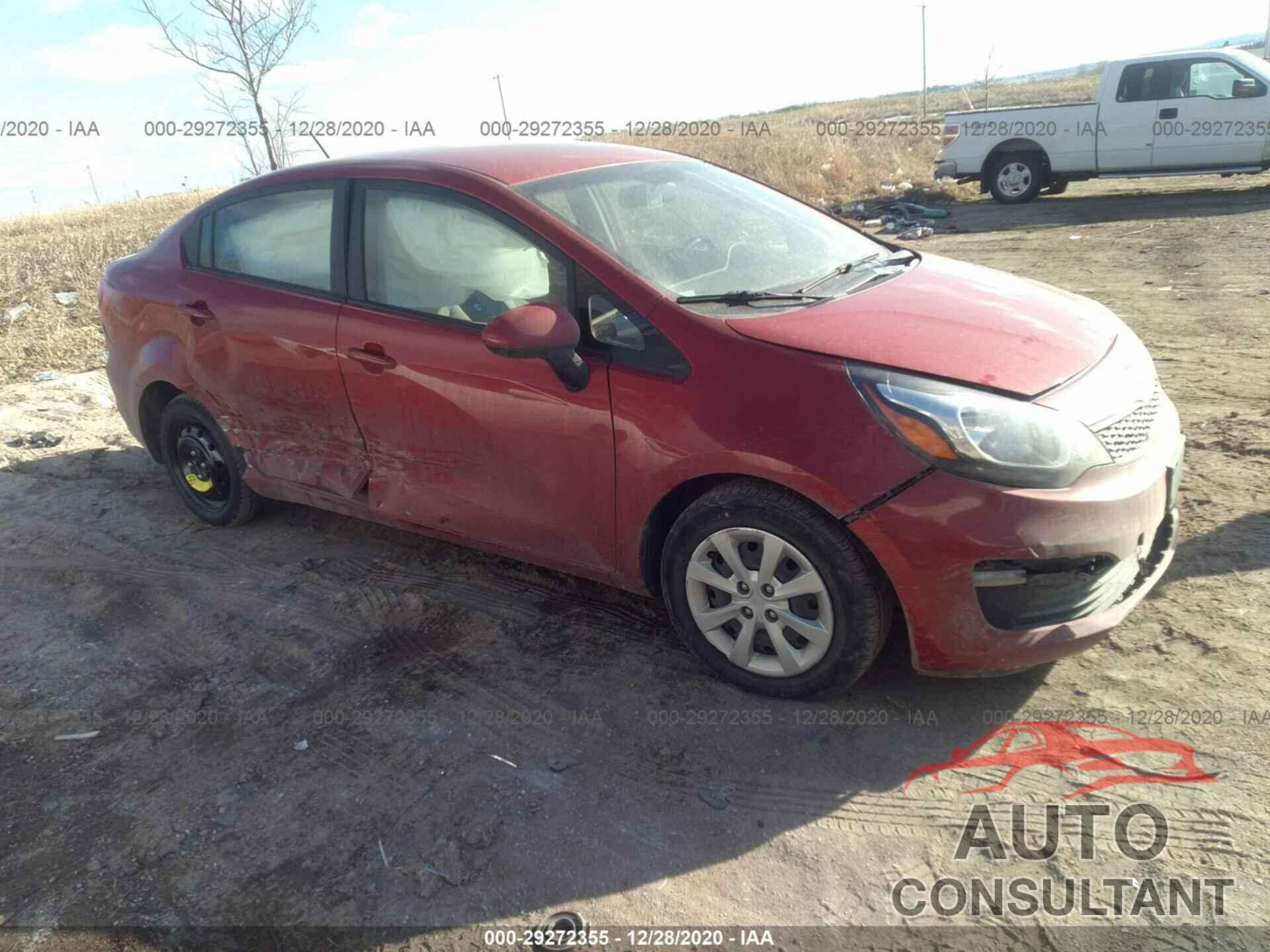 KIA RIO 2017 - KNADM4A38H6020654
