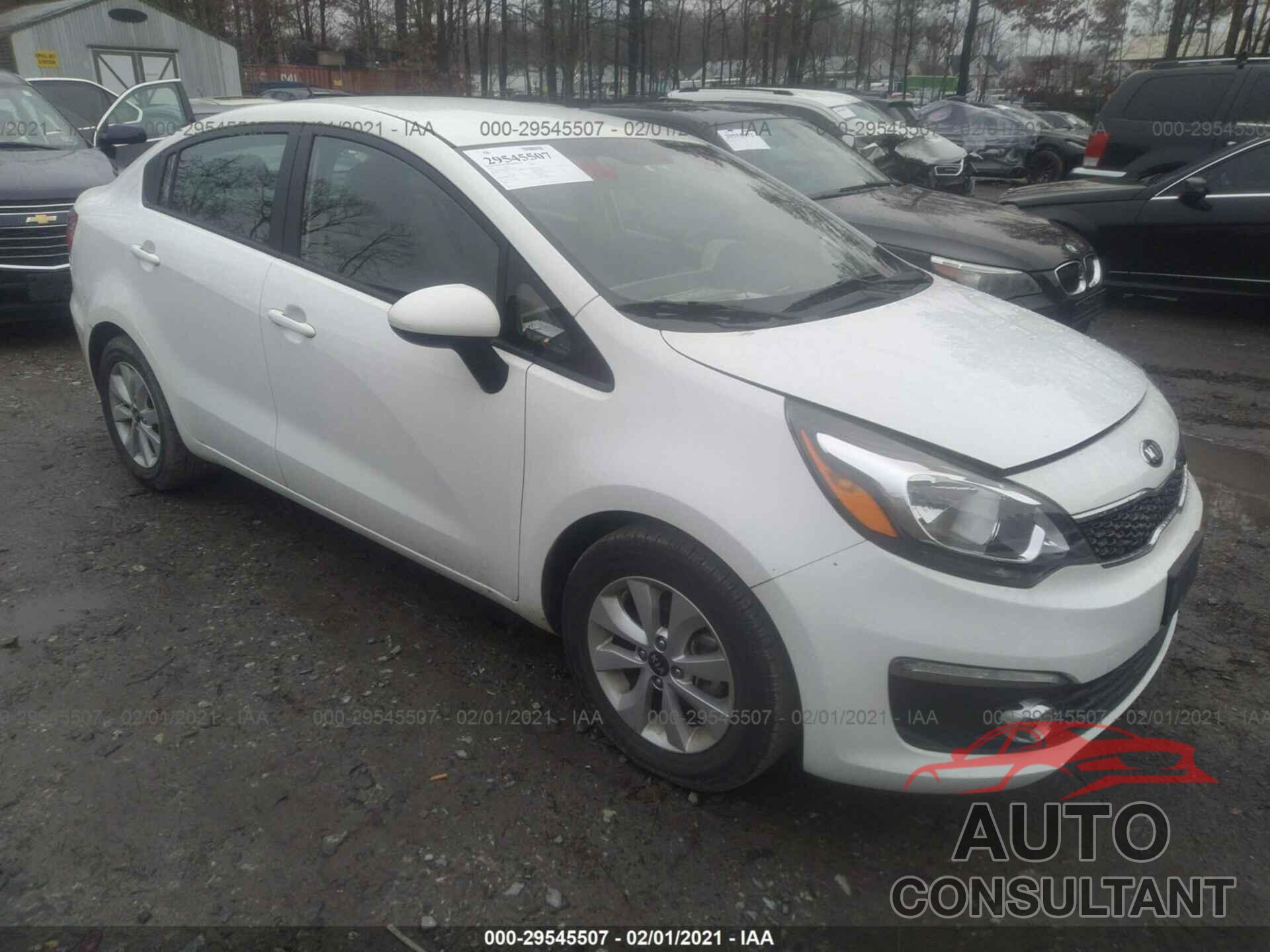 KIA RIO 2016 - KNADN4A36G6633982