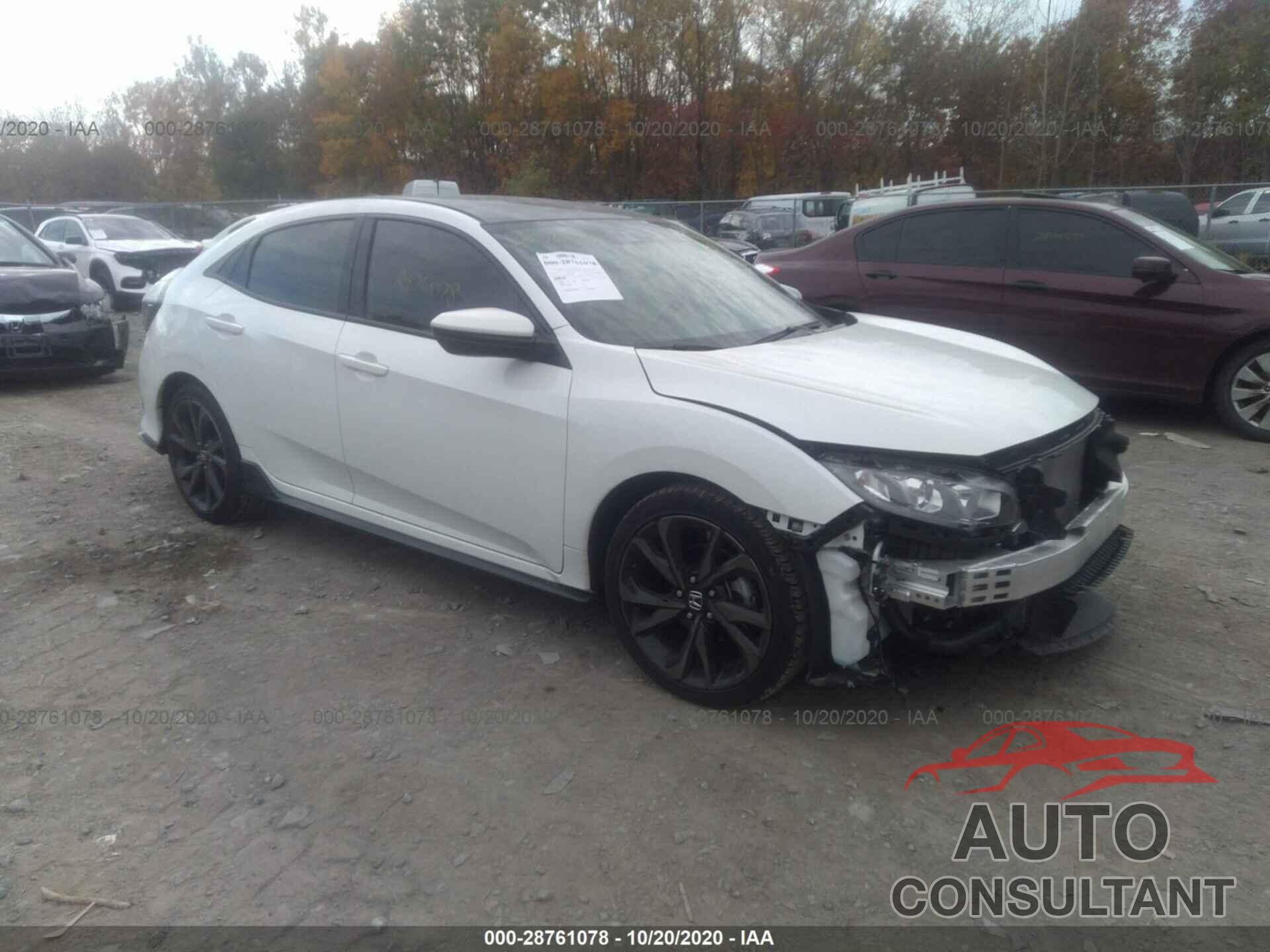 HONDA CIVIC HATCHBACK 2019 - SHHFK7H49KU416538