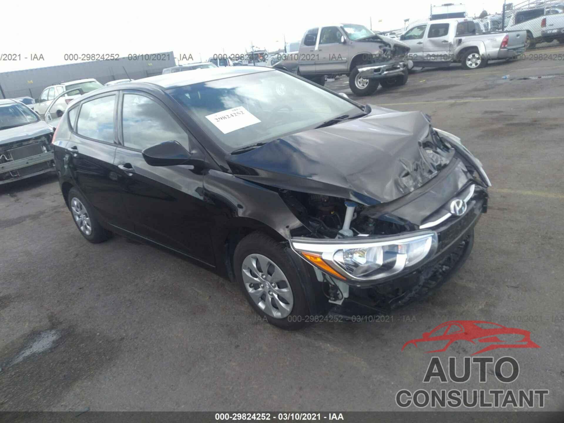 HYUNDAI ACCENT 2017 - KMHCT5AE4HU365745