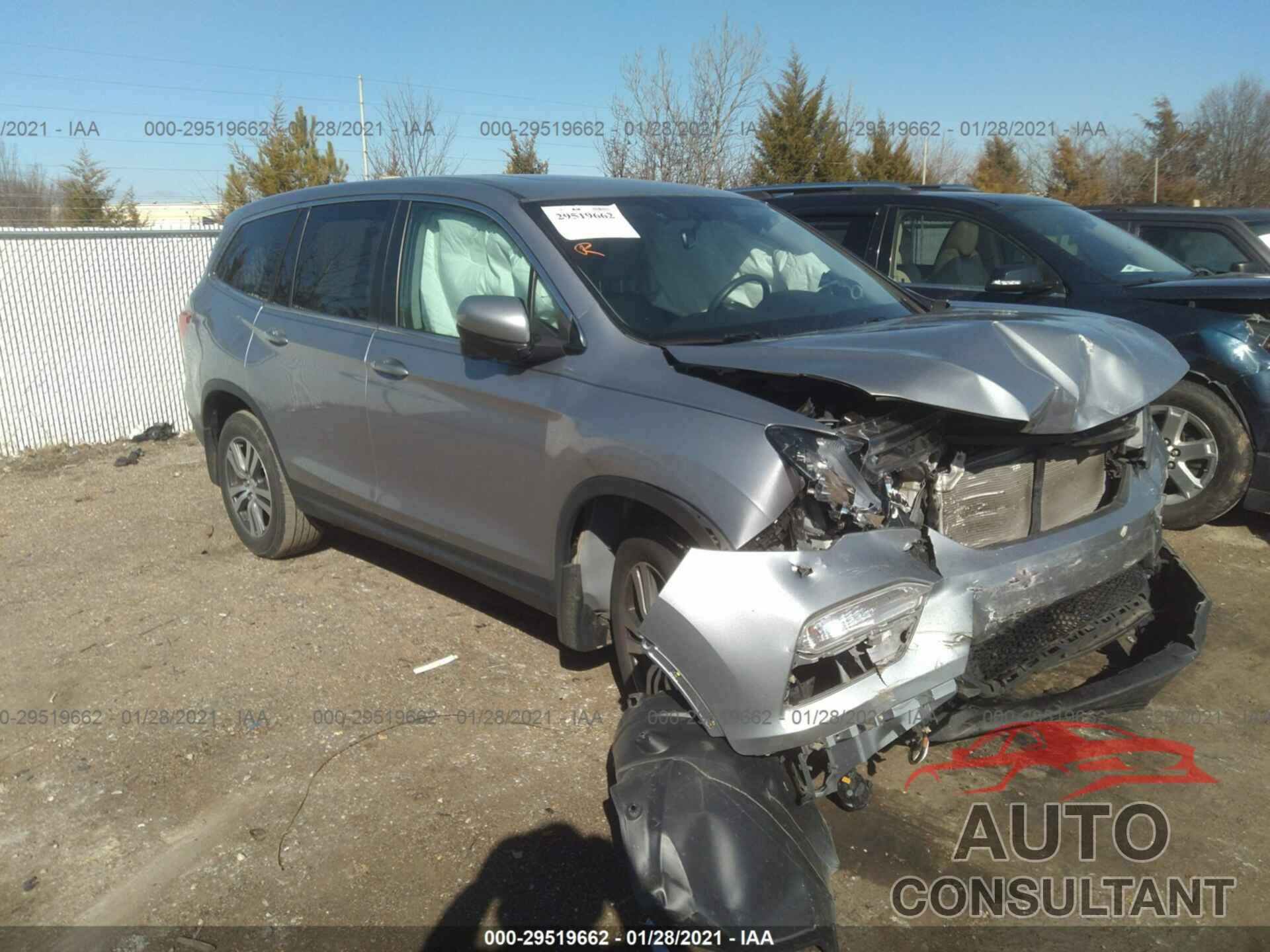 HONDA PILOT 2017 - 5FNYF5H56HB012004