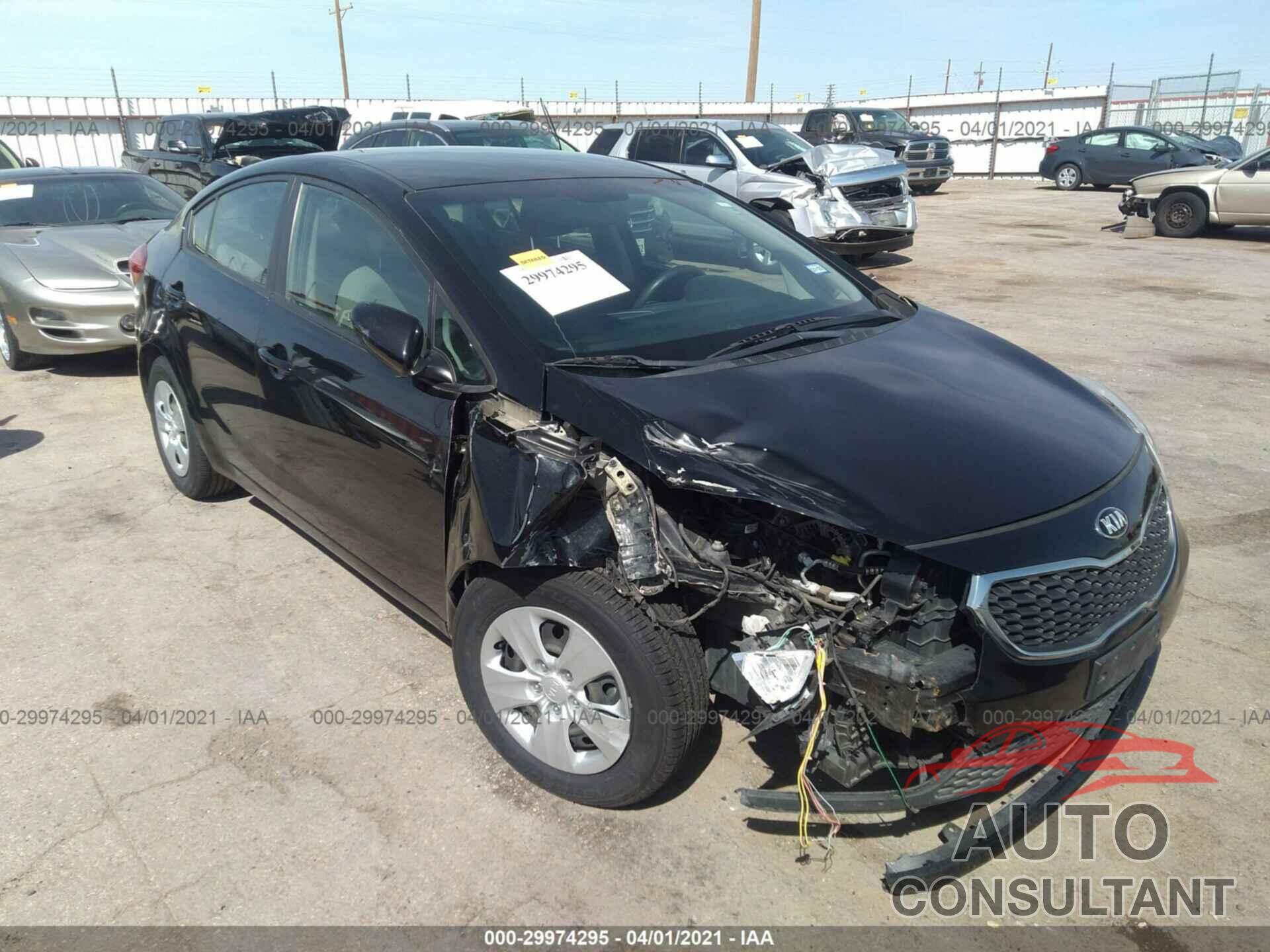 KIA FORTE 2016 - KNAFK4A66G5606668