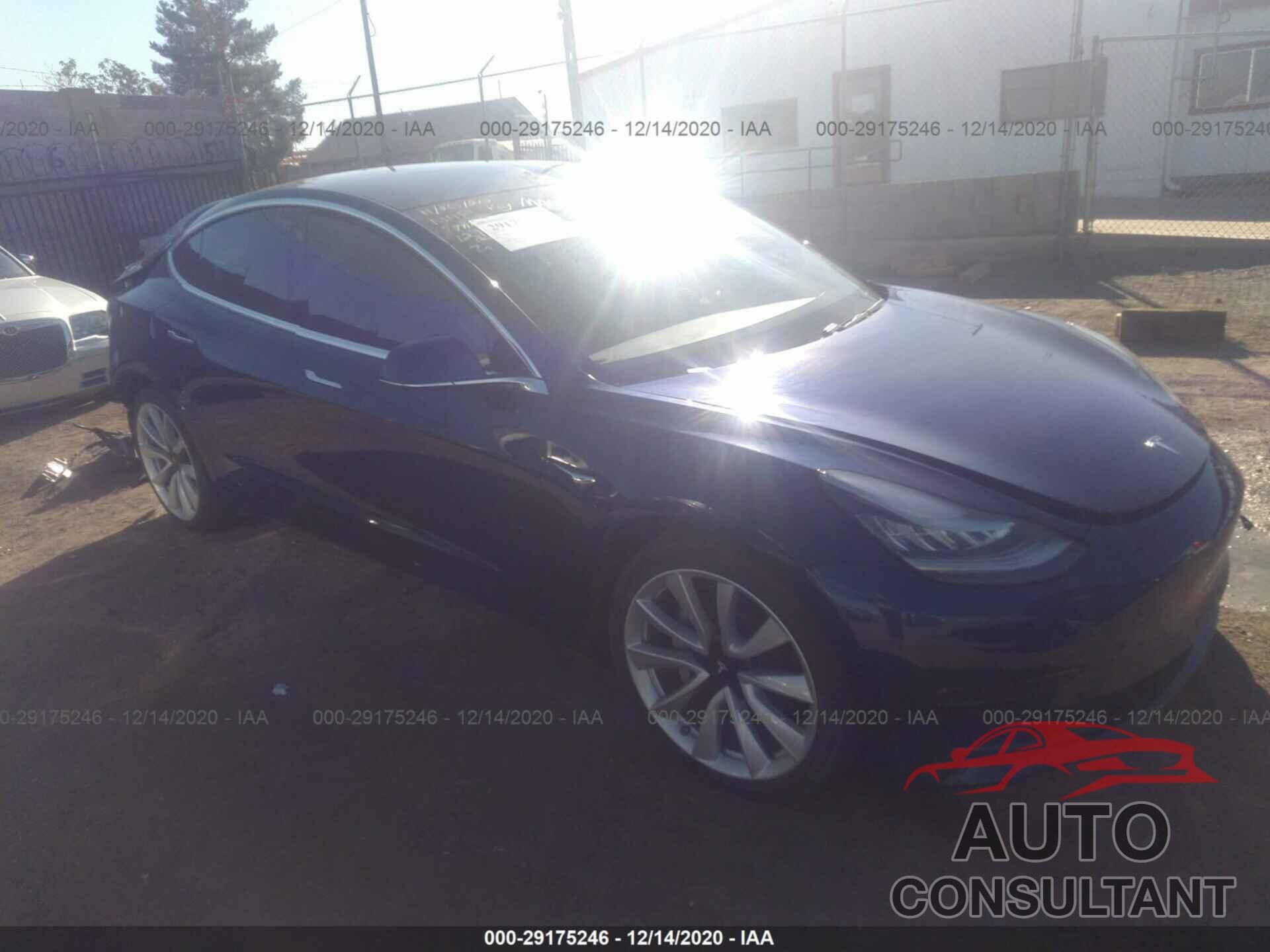 TESLA MODEL 3 2019 - 5YJ3E1EB9KF477478