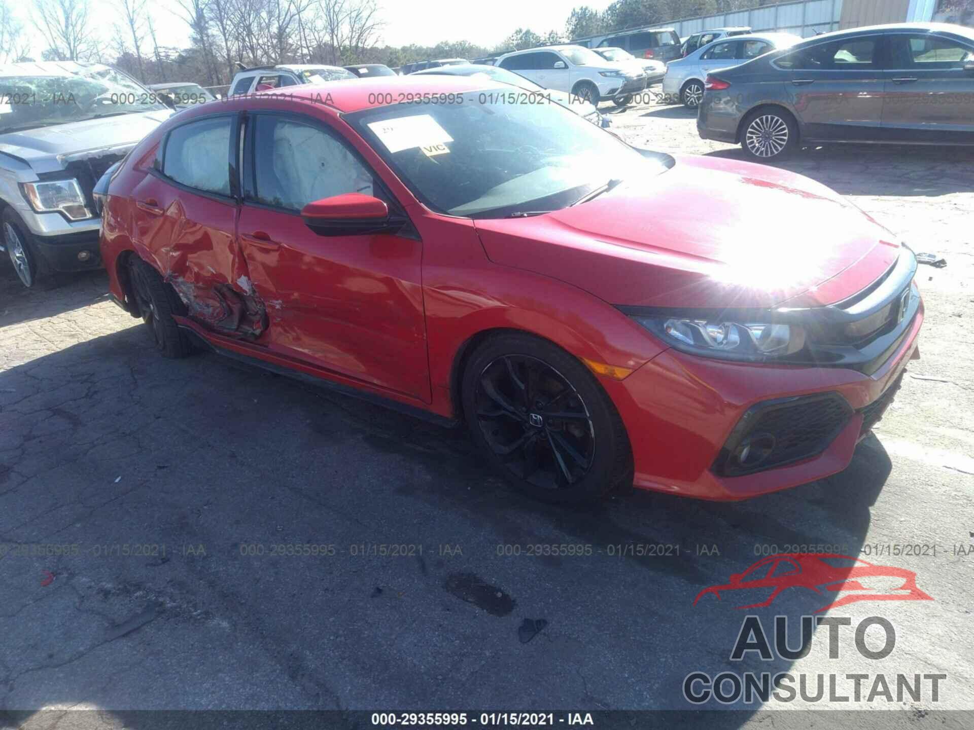 HONDA CIVIC HATCHBACK 2017 - SHHFK7H40HU404951