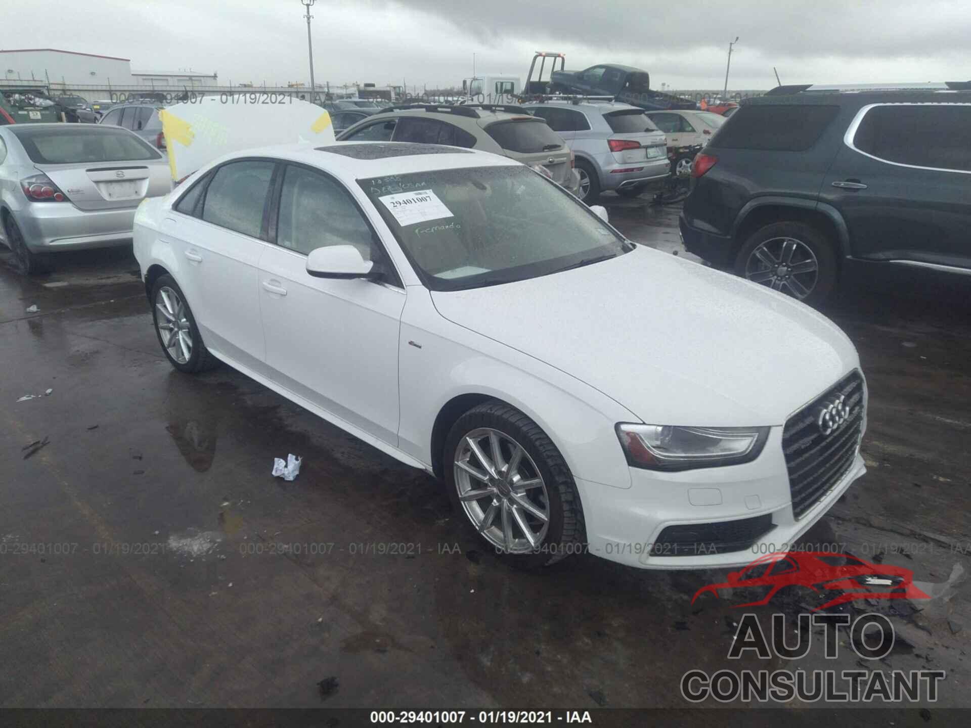 AUDI A4 2016 - WAUBFAFL9GN003228