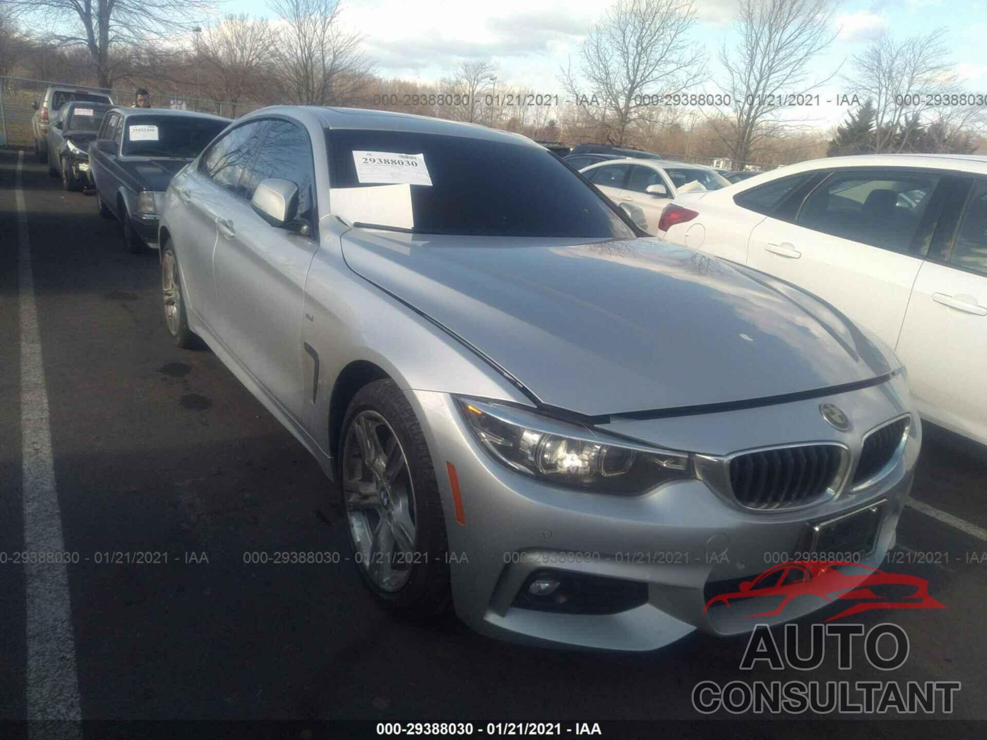 BMW 4 SERIES 2019 - WBA4J3C54KBL05884