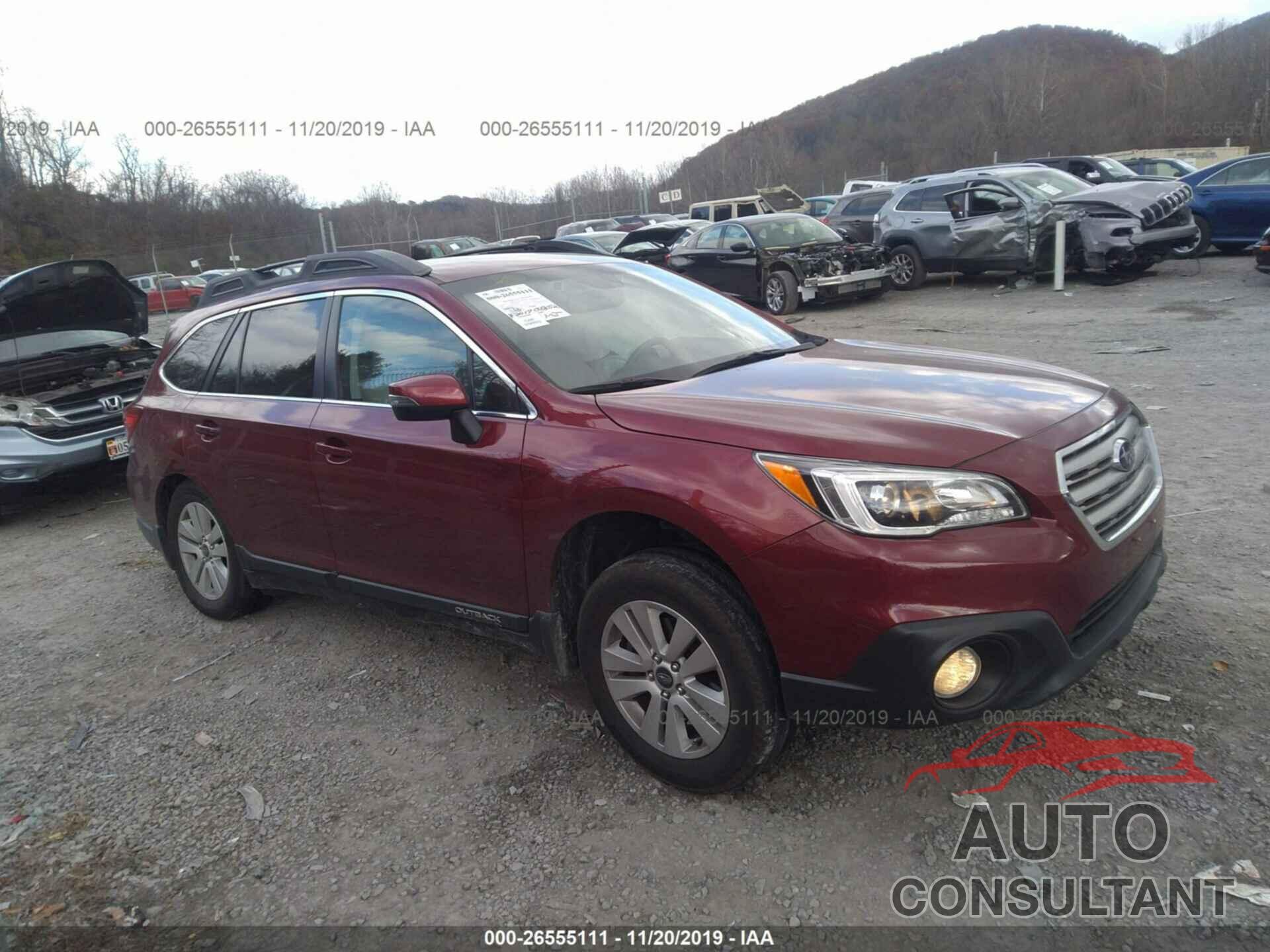 SUBARU OUTBACK 2016 - 4S4BSAFC9G3257009