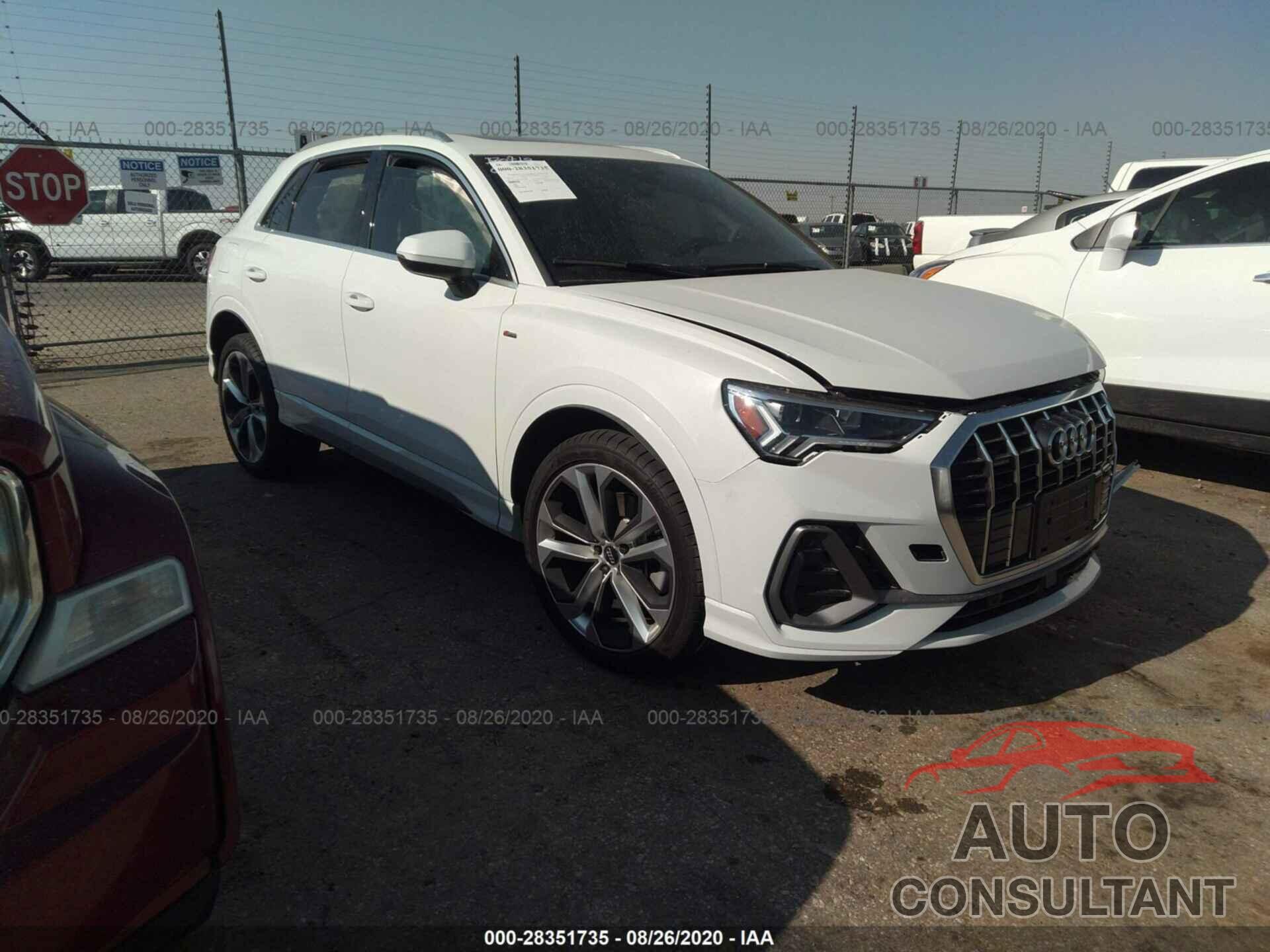 AUDI Q3 2020 - WA1EEDF37L1035059