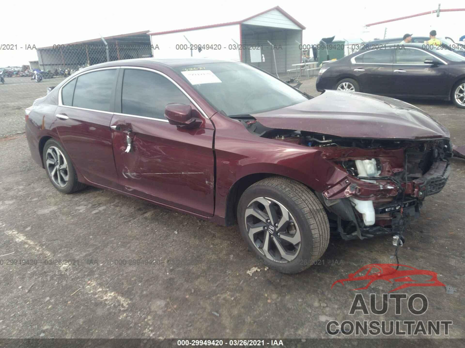HONDA ACCORD SEDAN 2017 - 1HGCR2F8XHA276978