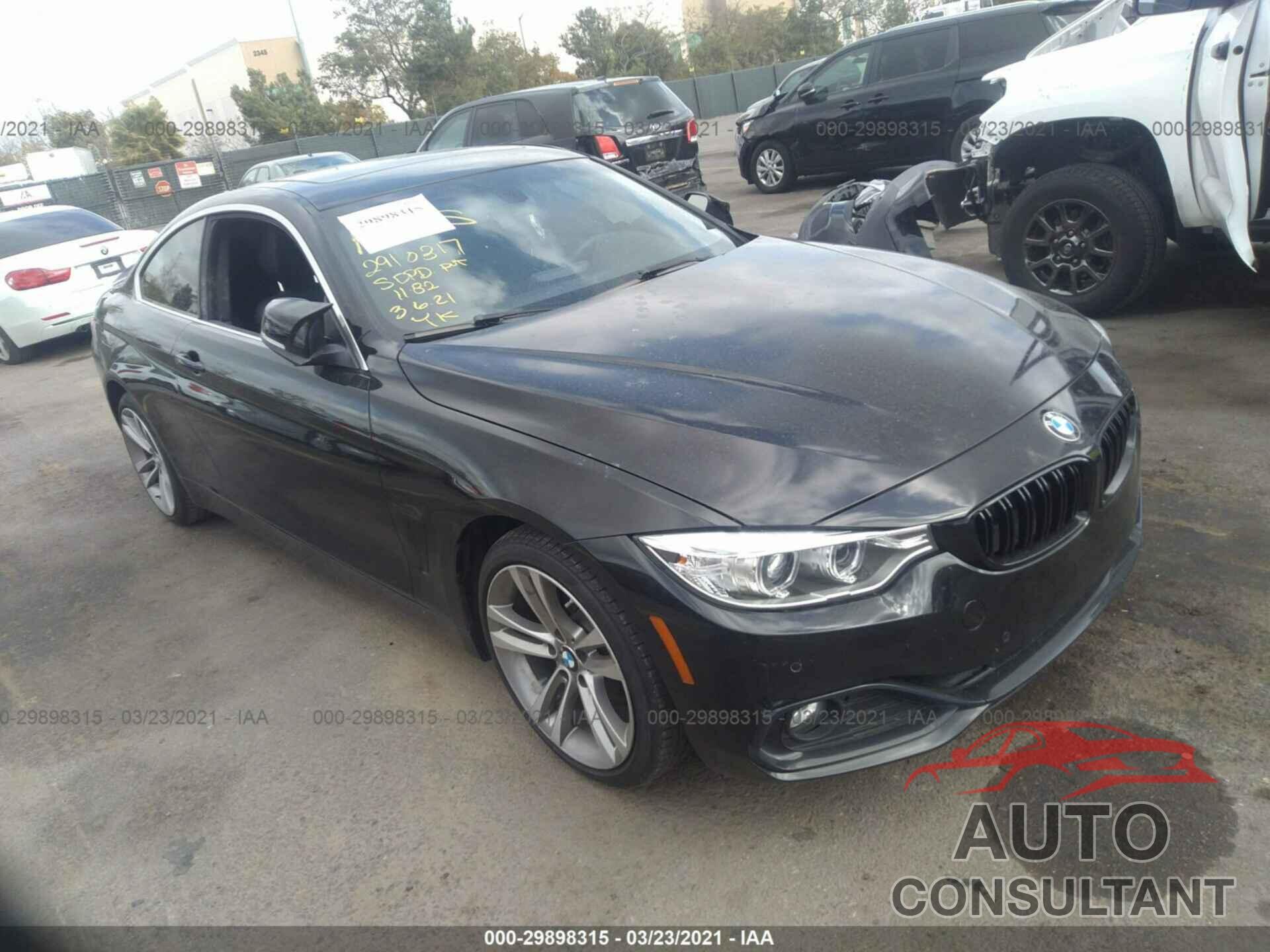 BMW 4 SERIES 2017 - WBA4R7C59HK895833