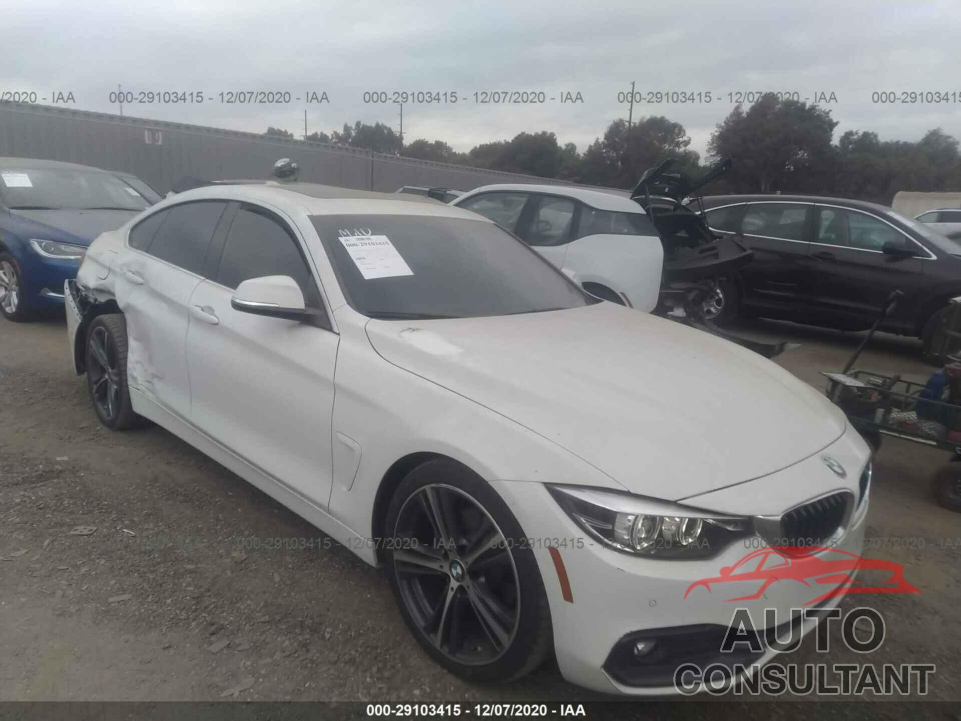 BMW 4 SERIES 2018 - WBA4J1C57JBG77614