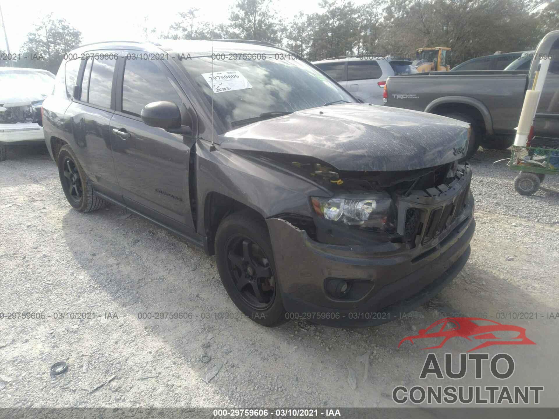 JEEP COMPASS 2017 - 1C4NJCBAXHD146825