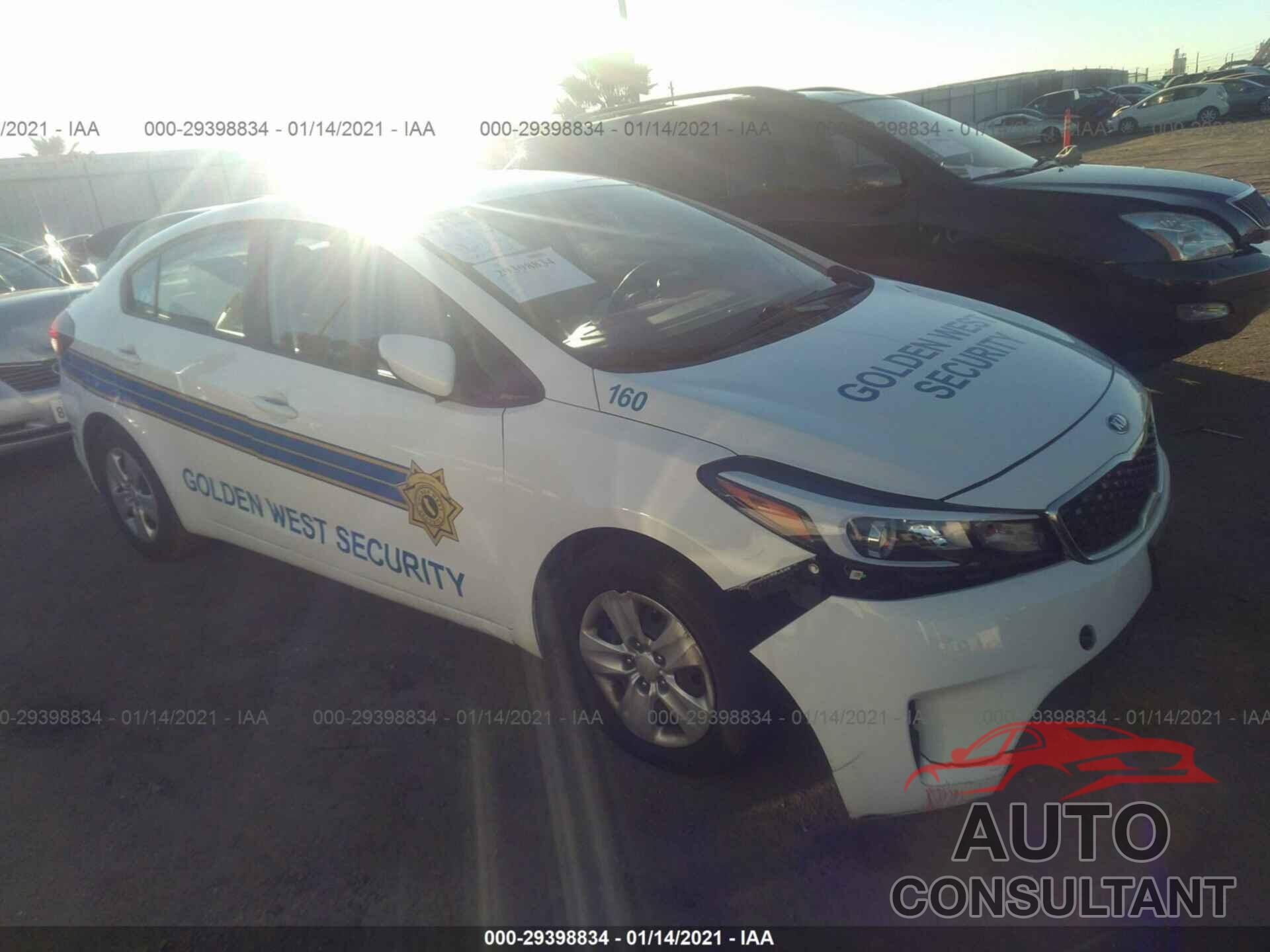 KIA FORTE 2017 - 3KPFK4A70HE115207