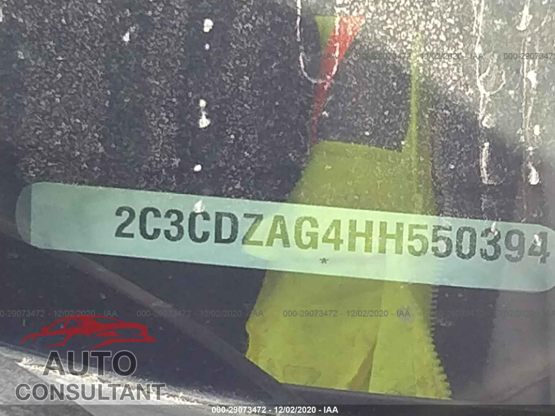 DODGE CHALLENGER 2017 - 2C3CDZAG4HH550394