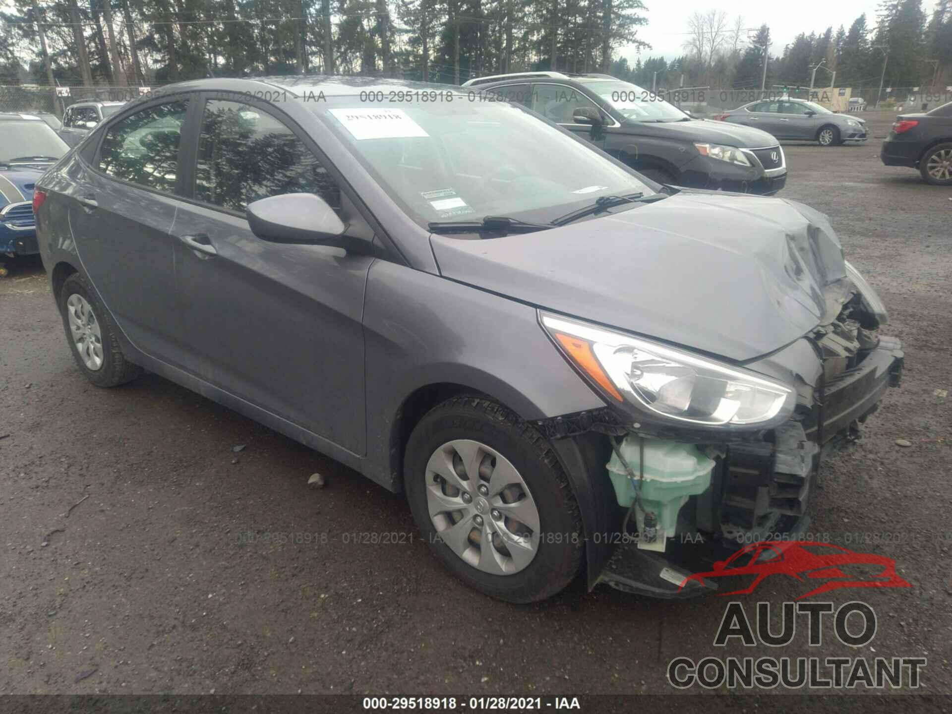 HYUNDAI ACCENT 2017 - KMHCT4AE0HU309196