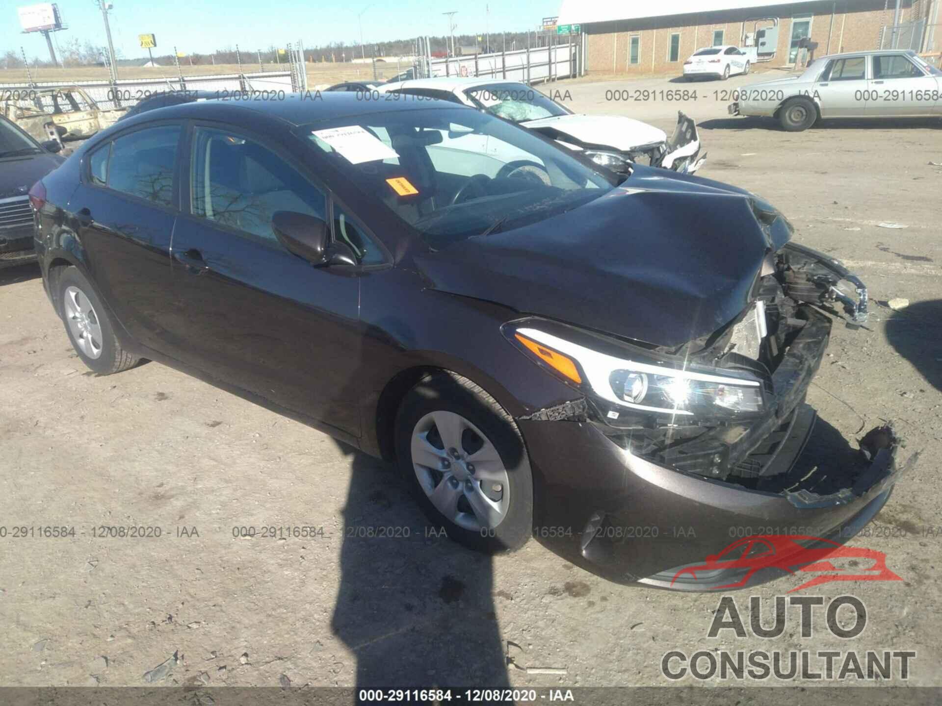 KIA FORTE 2017 - 3KPFK4A73HE098970