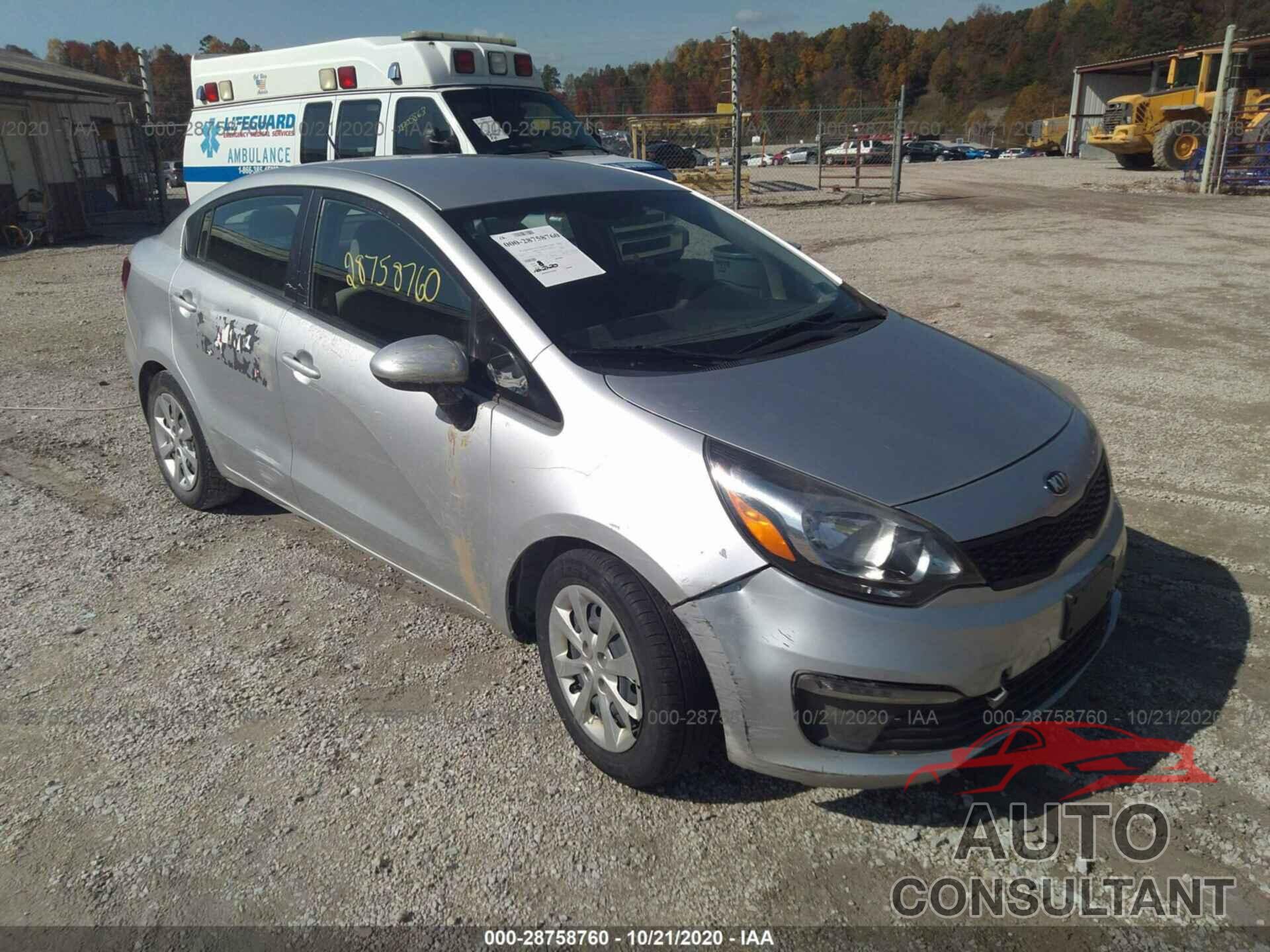KIA RIO 2016 - KNADM4A32G6552500