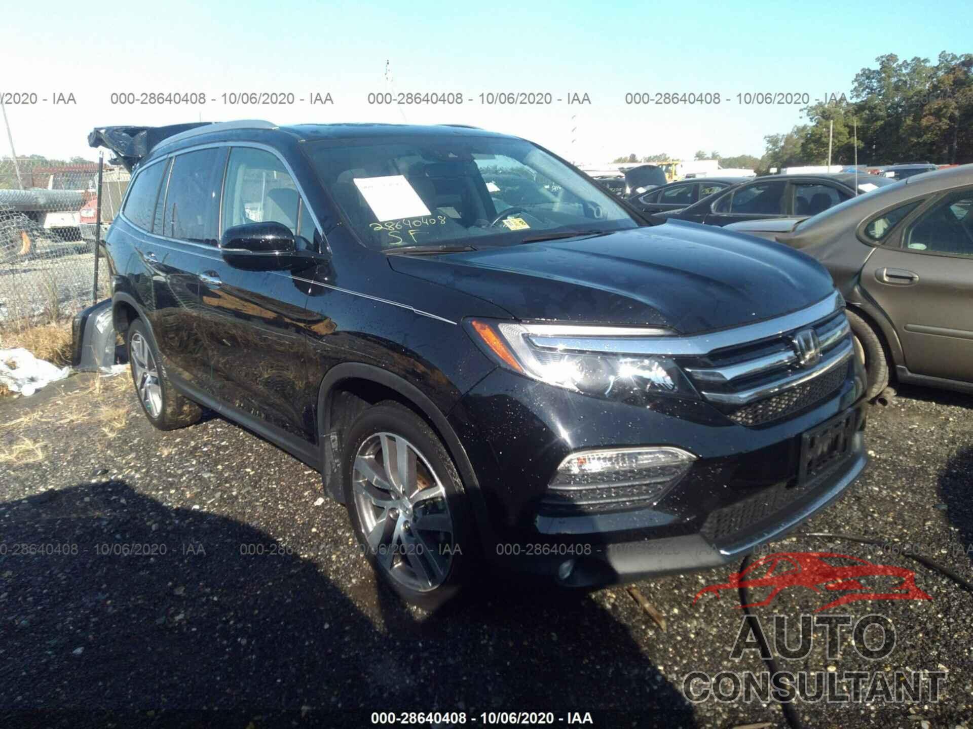 HONDA PILOT 2017 - 5FNYF6H06HB088297