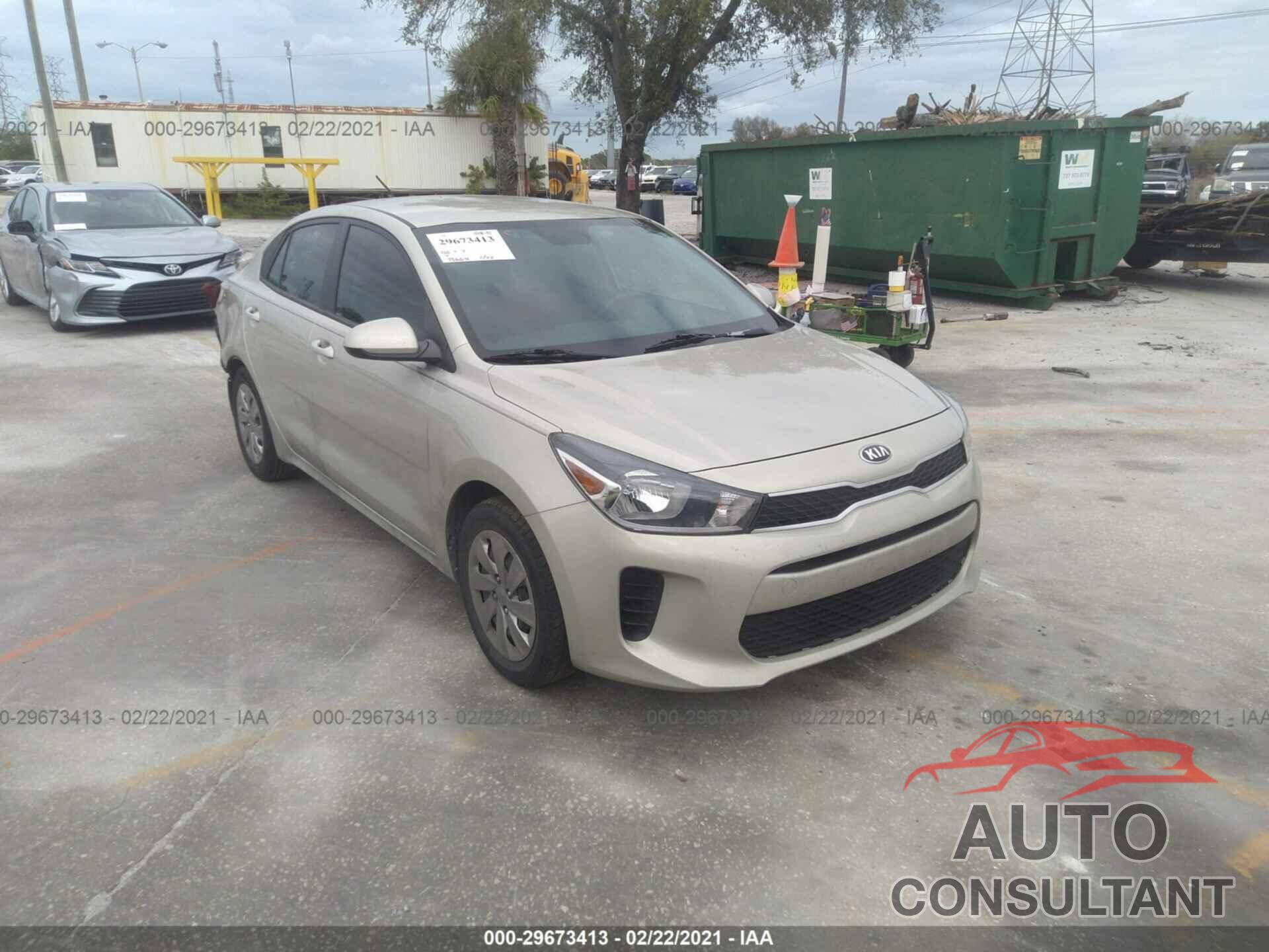 KIA RIO 2018 - 3KPA24AB7JE065765