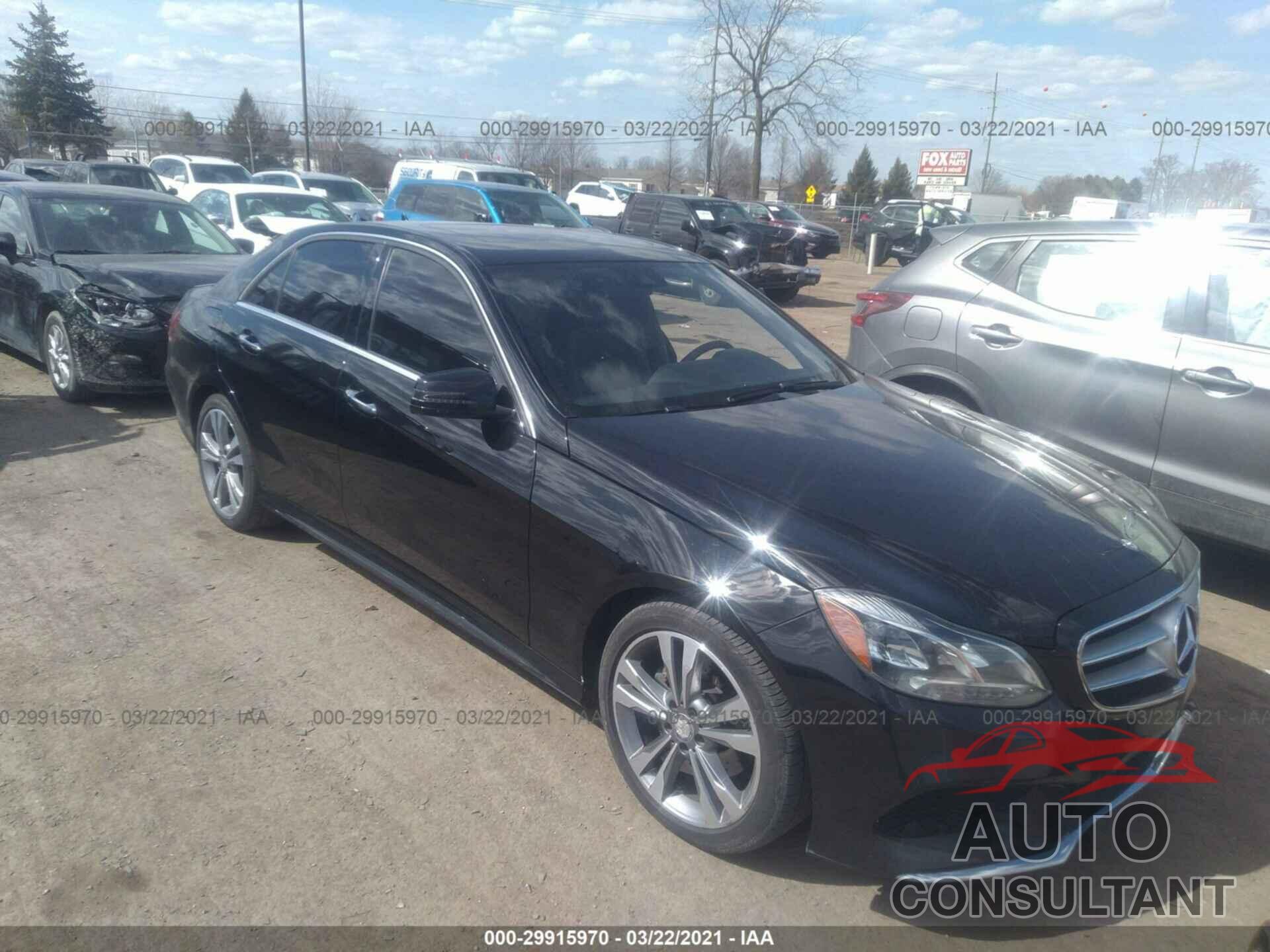 MERCEDES-BENZ E-CLASS 2016 - WDDHF8JB1GB209624