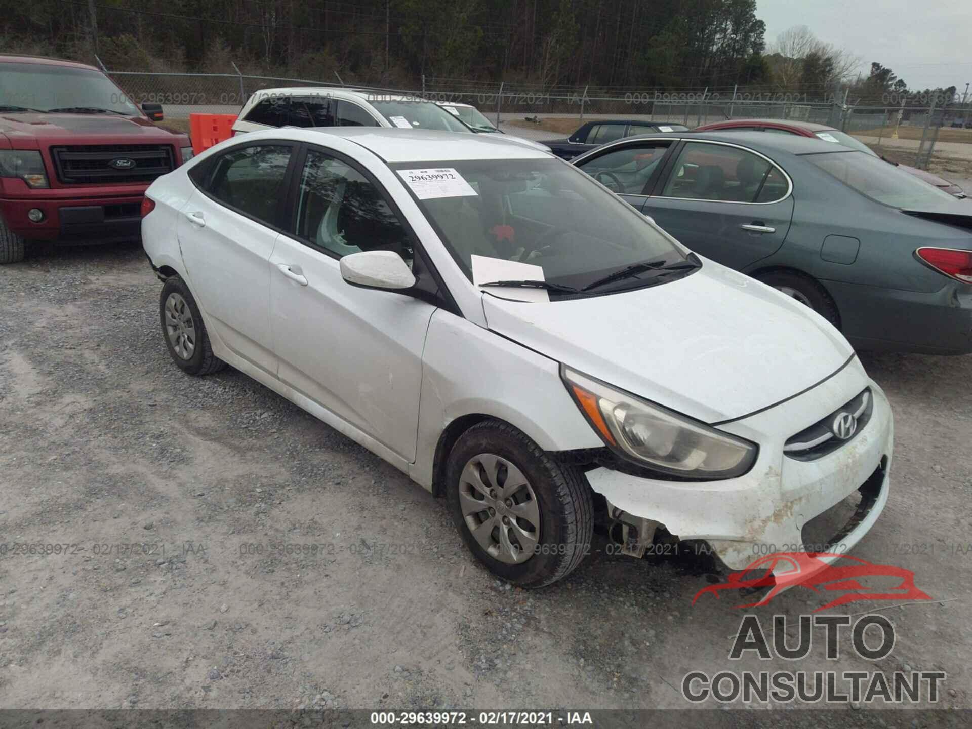 HYUNDAI ACCENT 2016 - KMHCT4AE5GU164512