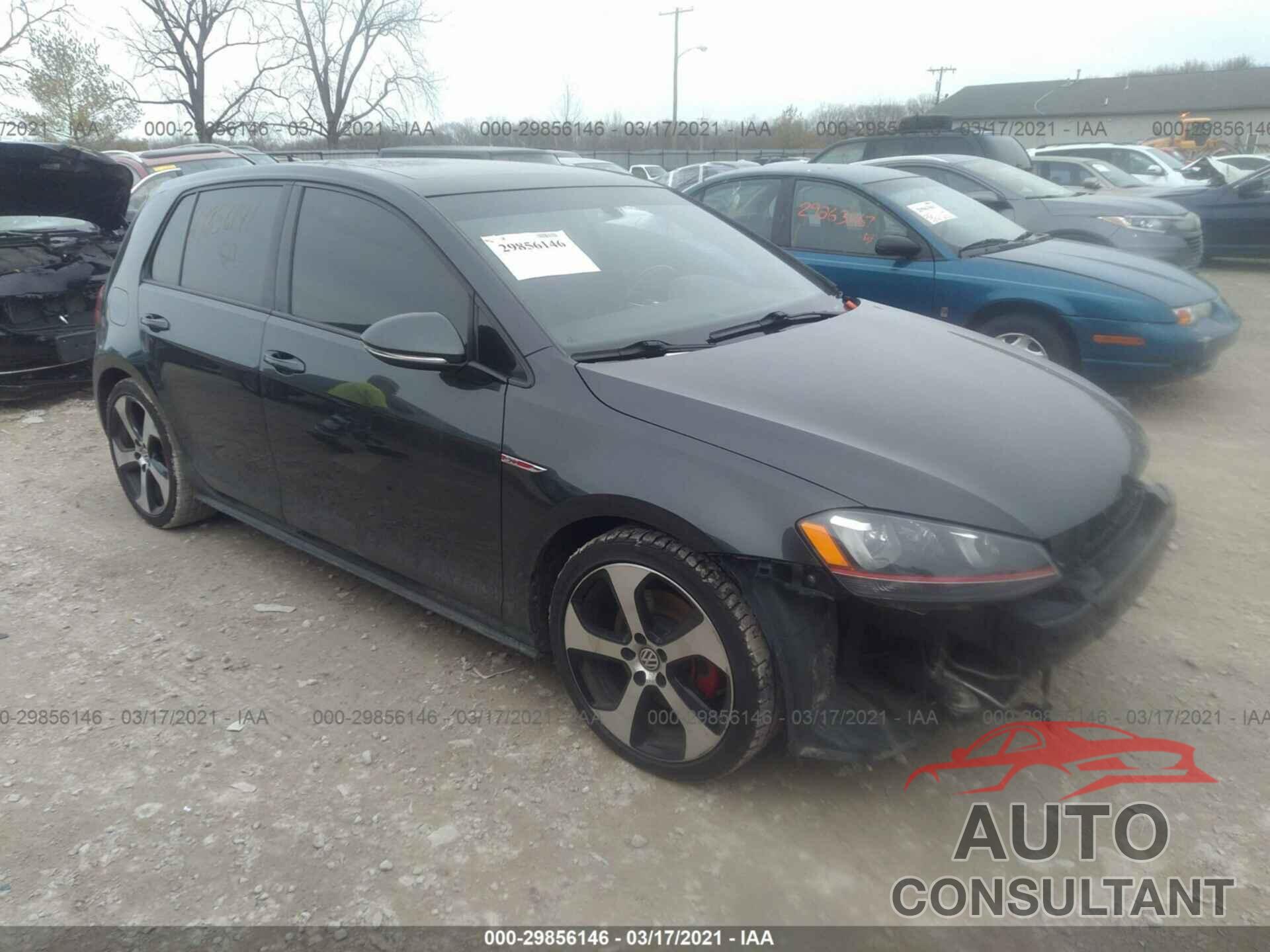 VOLKSWAGEN GOLF GTI 2016 - 3VW4T7AU5GM054594