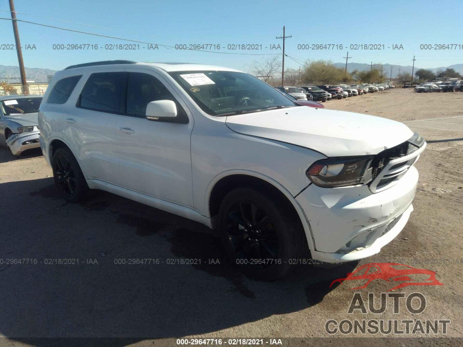 DODGE DURANGO 2018 - 1C4RDJDG1JC415241