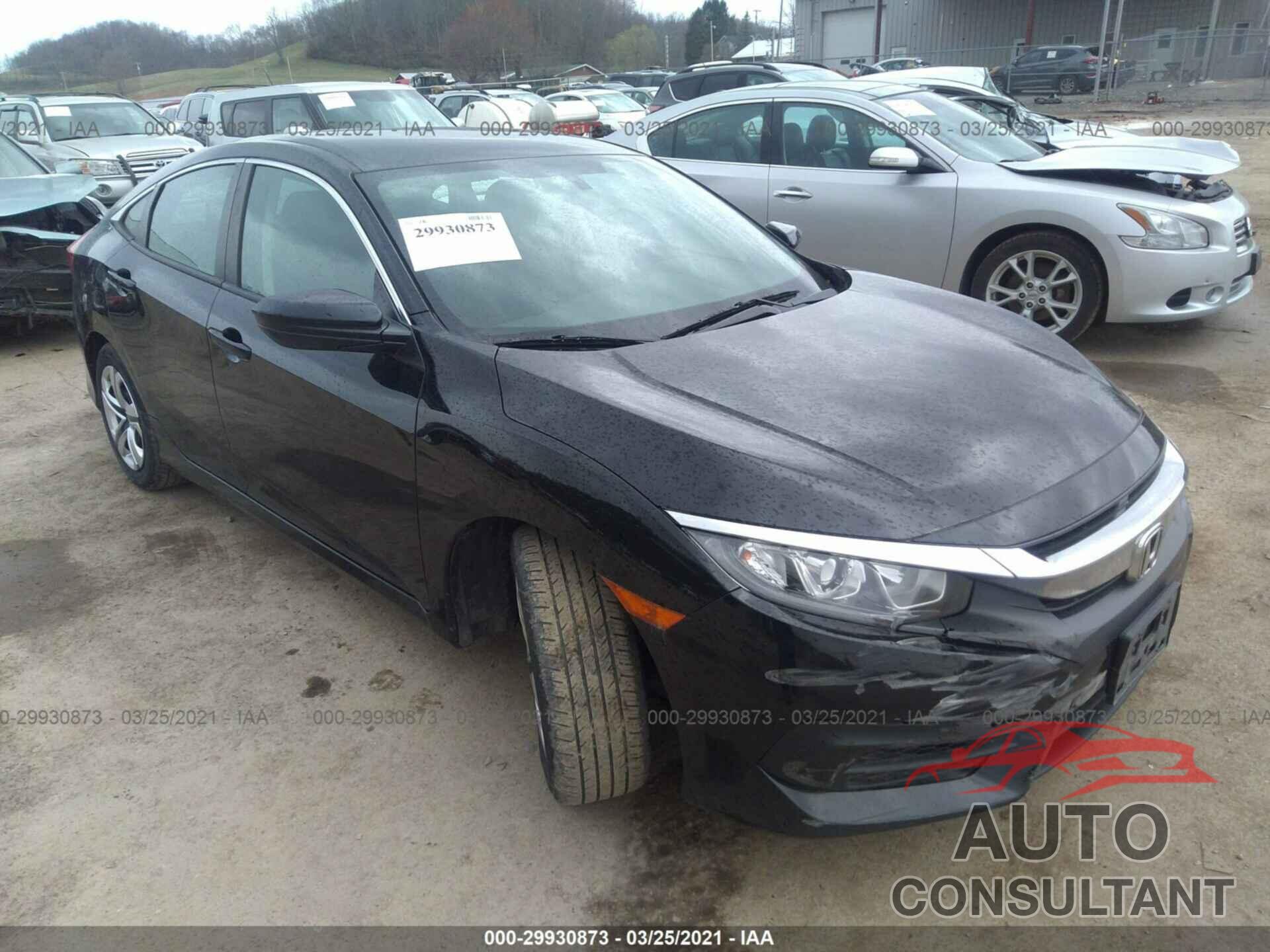 HONDA CIVIC SEDAN 2016 - 19XFC2F53GE037013