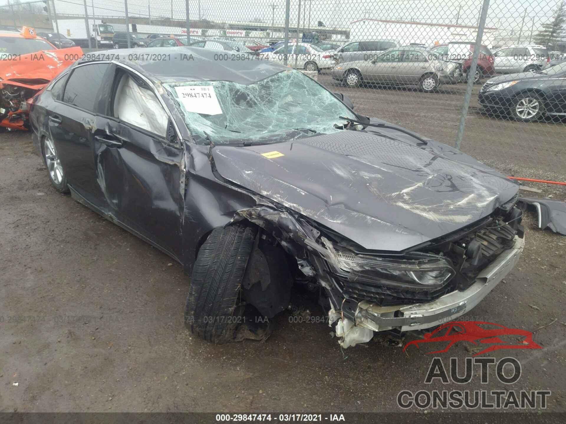 HONDA ACCORD SEDAN 2019 - 1HGCV1F10KA064400