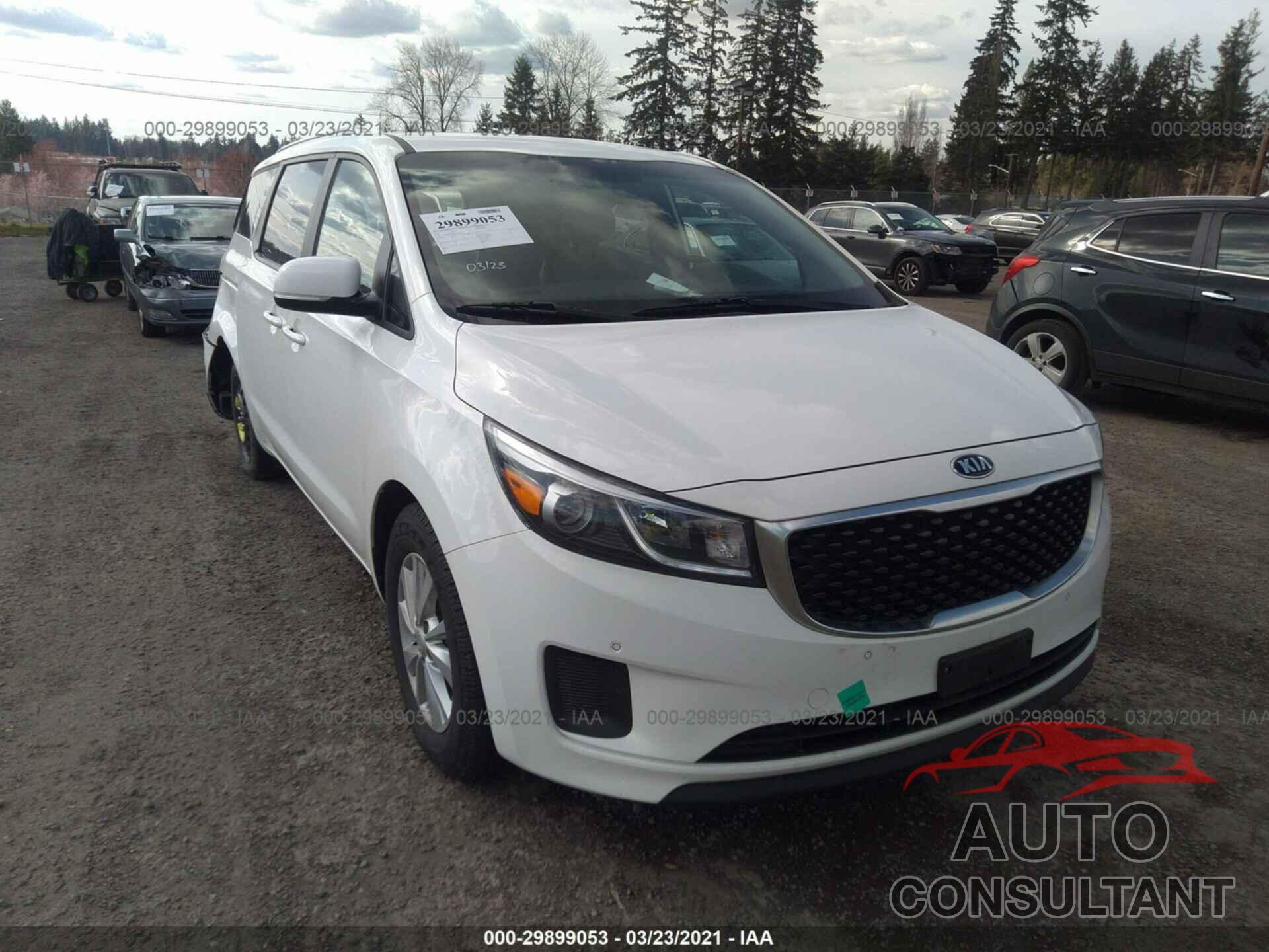 KIA SEDONA 2017 - KNDMB5C12H6243931